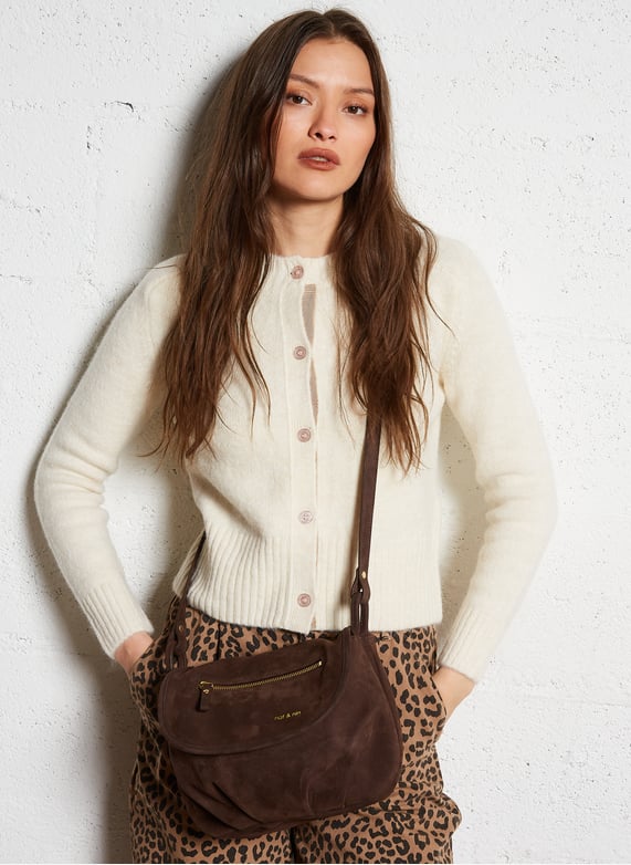 Catwalk Collection Handbags - Kleine Leren Schoudertas voor Dames Catwalk Collection Handbags - Kleine Leren Schoudertas voor Dames