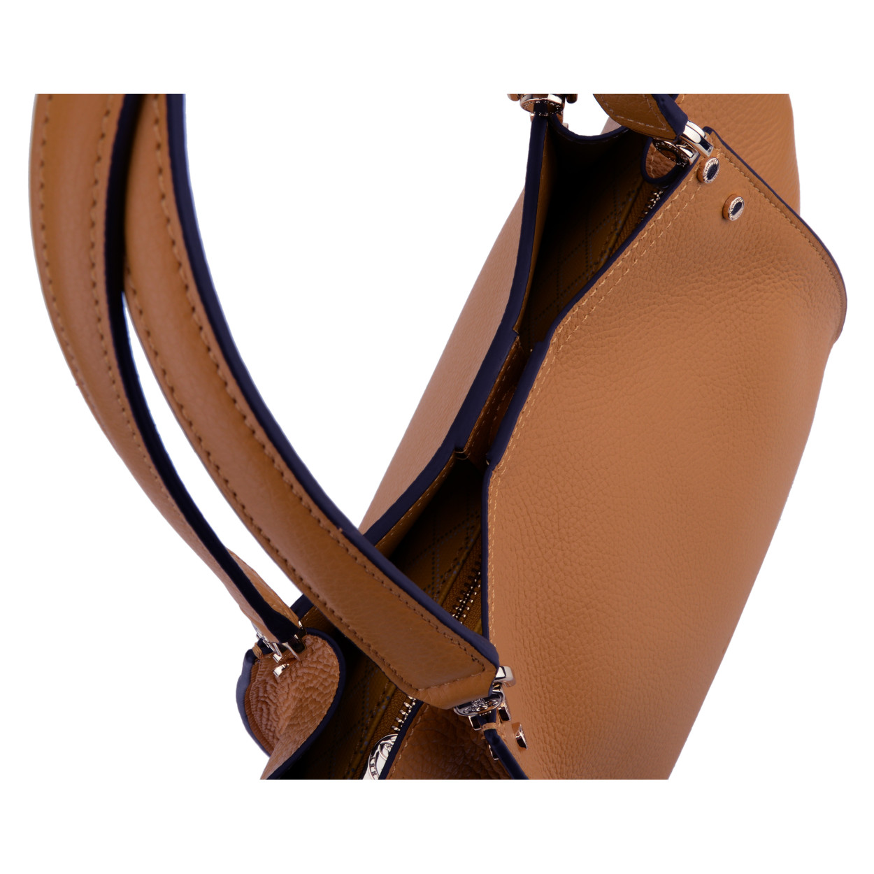 Billy L leather bag  POURCHET Golden