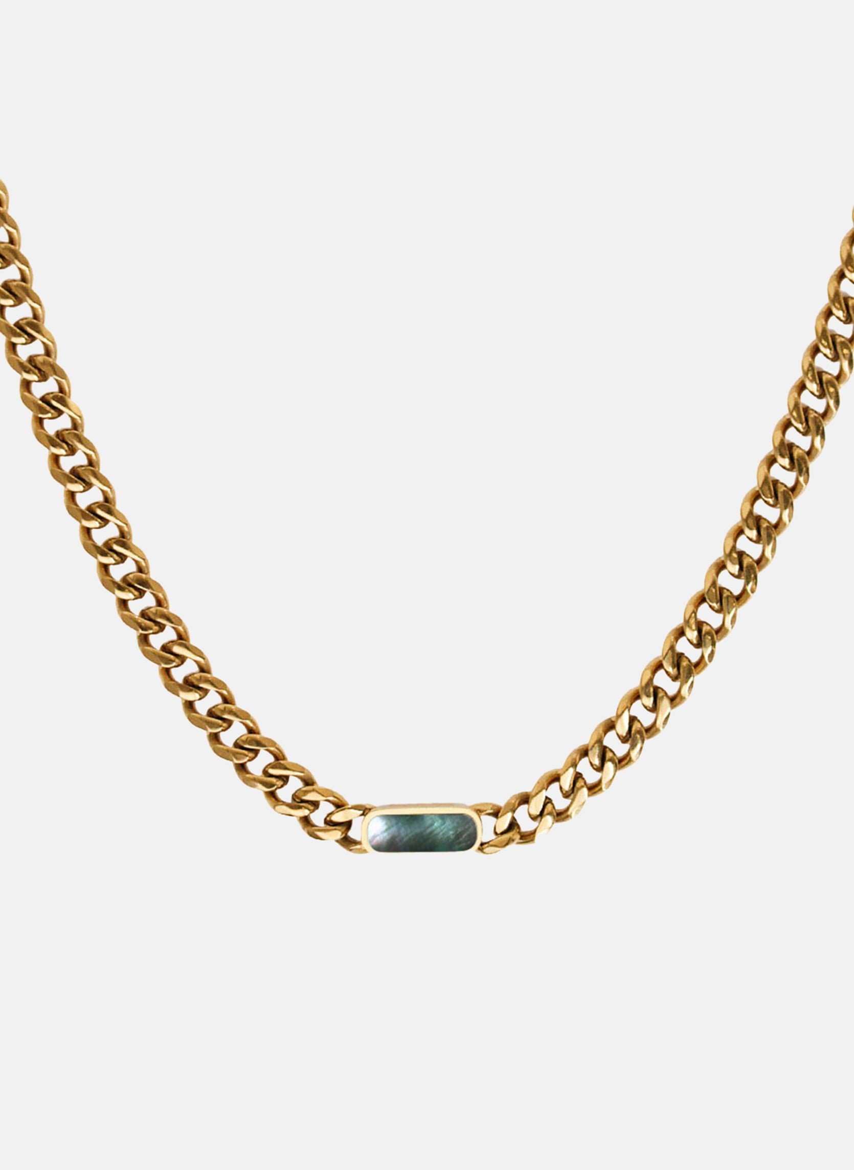 Columba chain necklace AEC Paris Grey