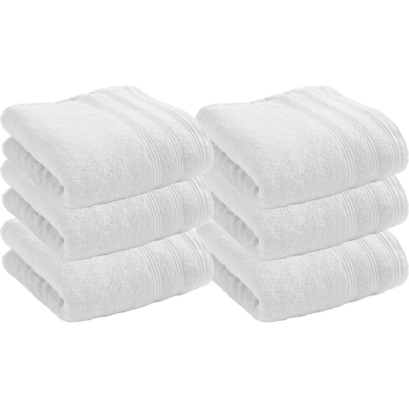 100% combed cotton hand towel COTON PUR White