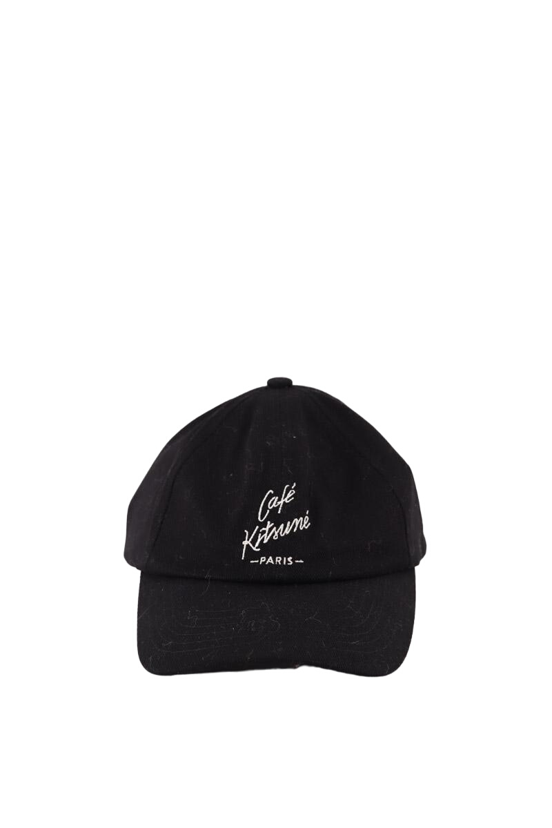 Cotton cap MAISON KITSUNÉ - Seconde main Black
