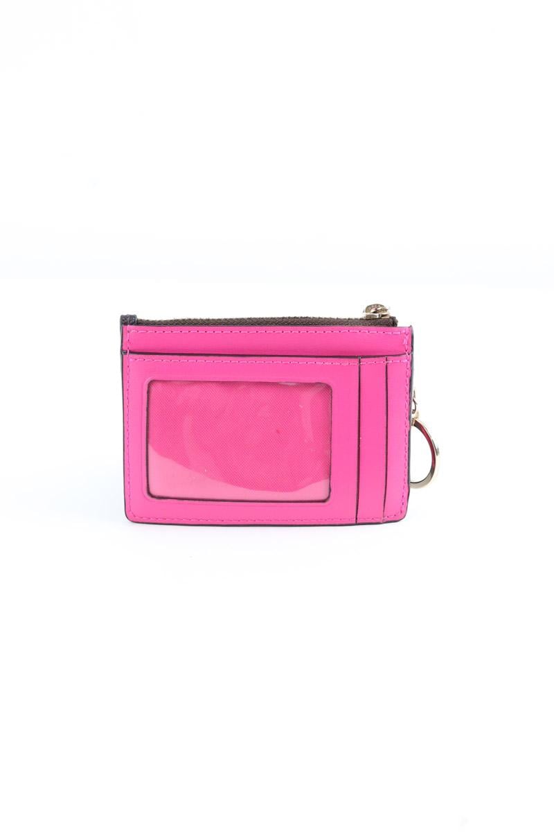 Leather card holder COACH - Seconde Main Brown