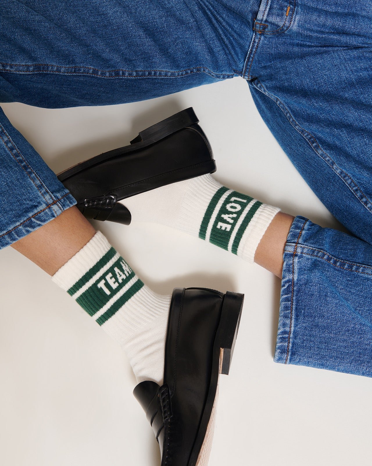 The love team socks EMOI EMOI White