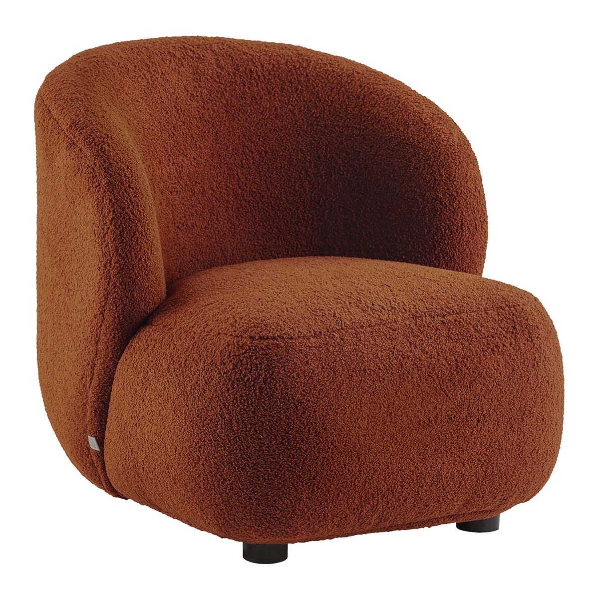 Bouclé armchair BLANC D'IVOIRE Red