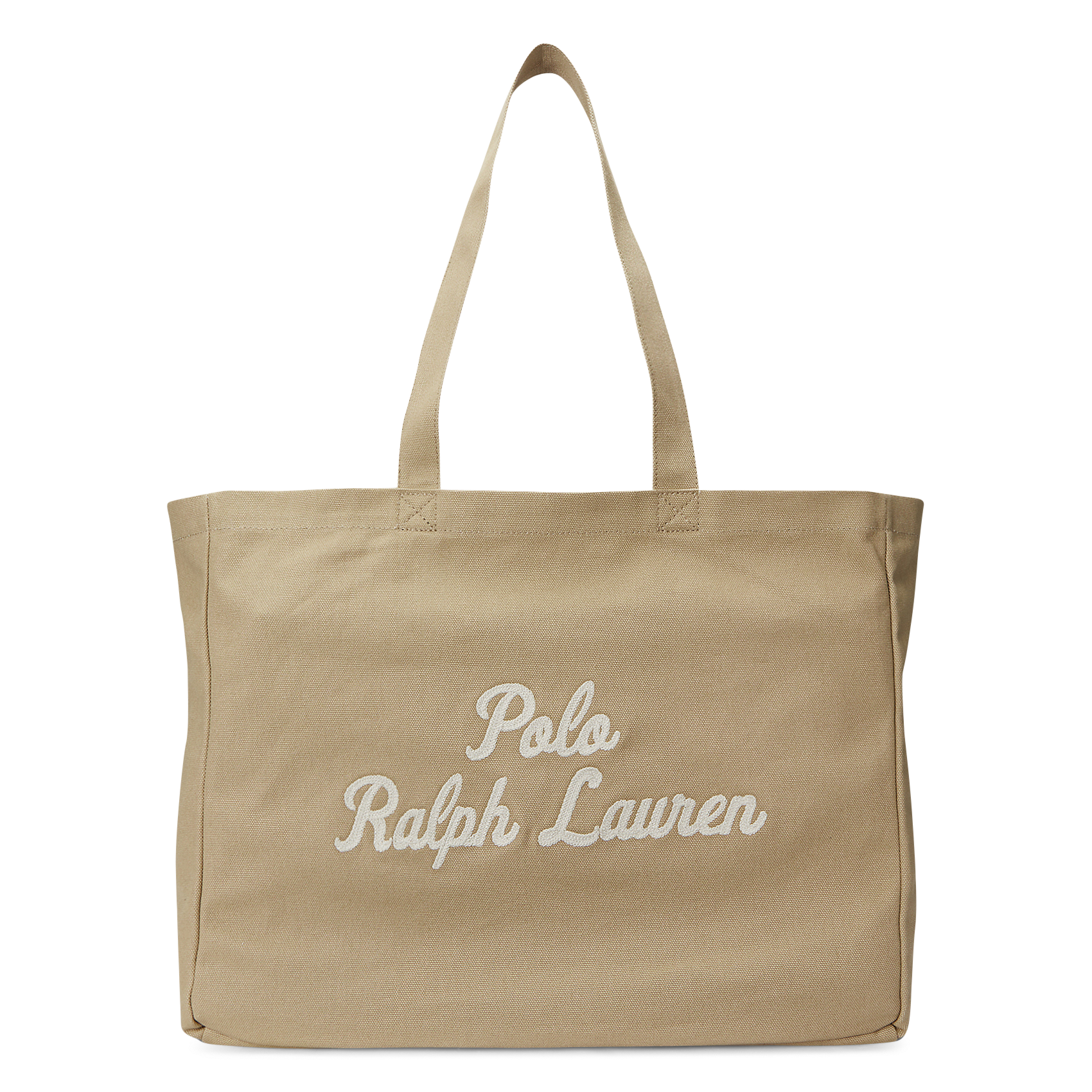Tote bag en coton POLO RALPH LAUREN Beige