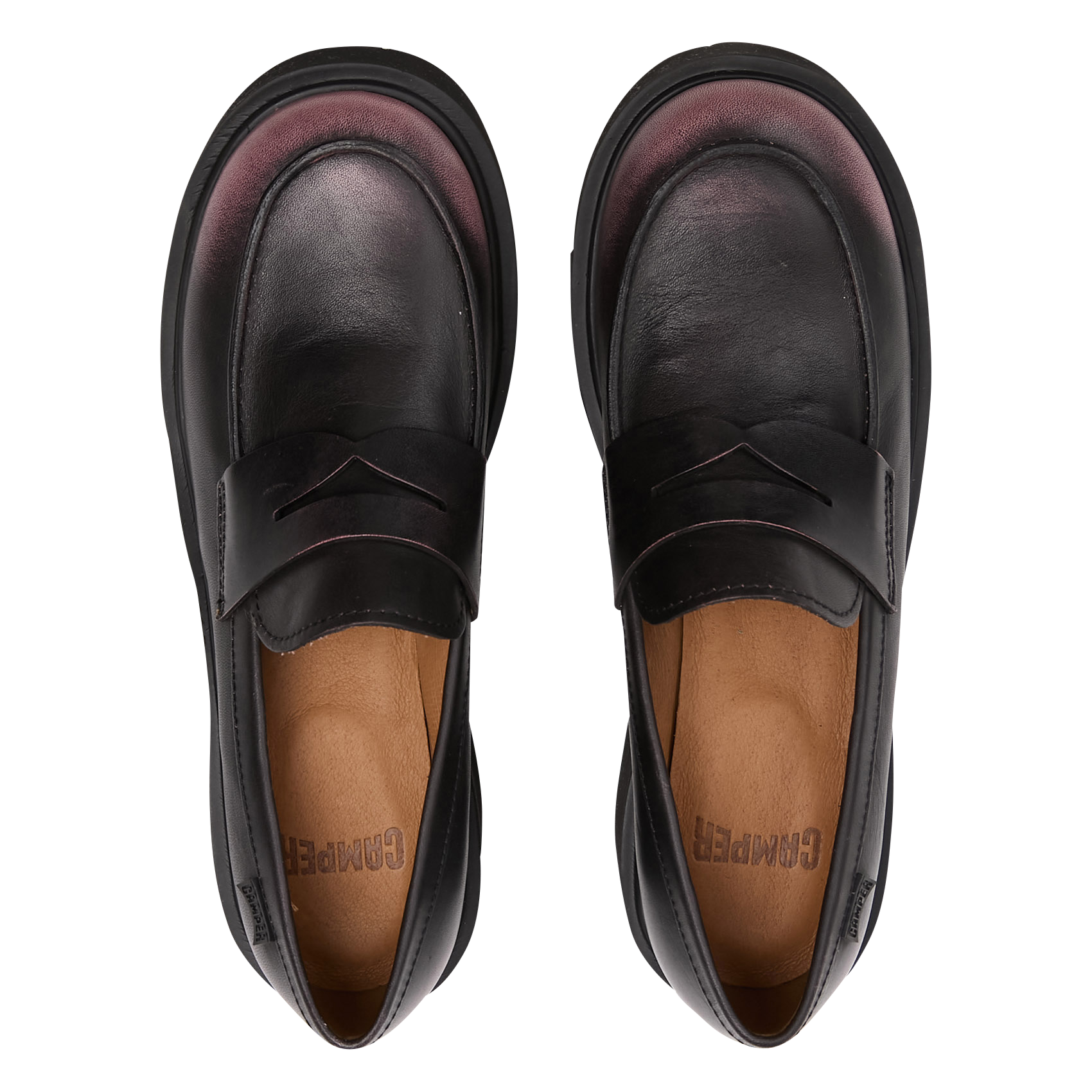 Mocassins en cuir CAMPER Multicolore