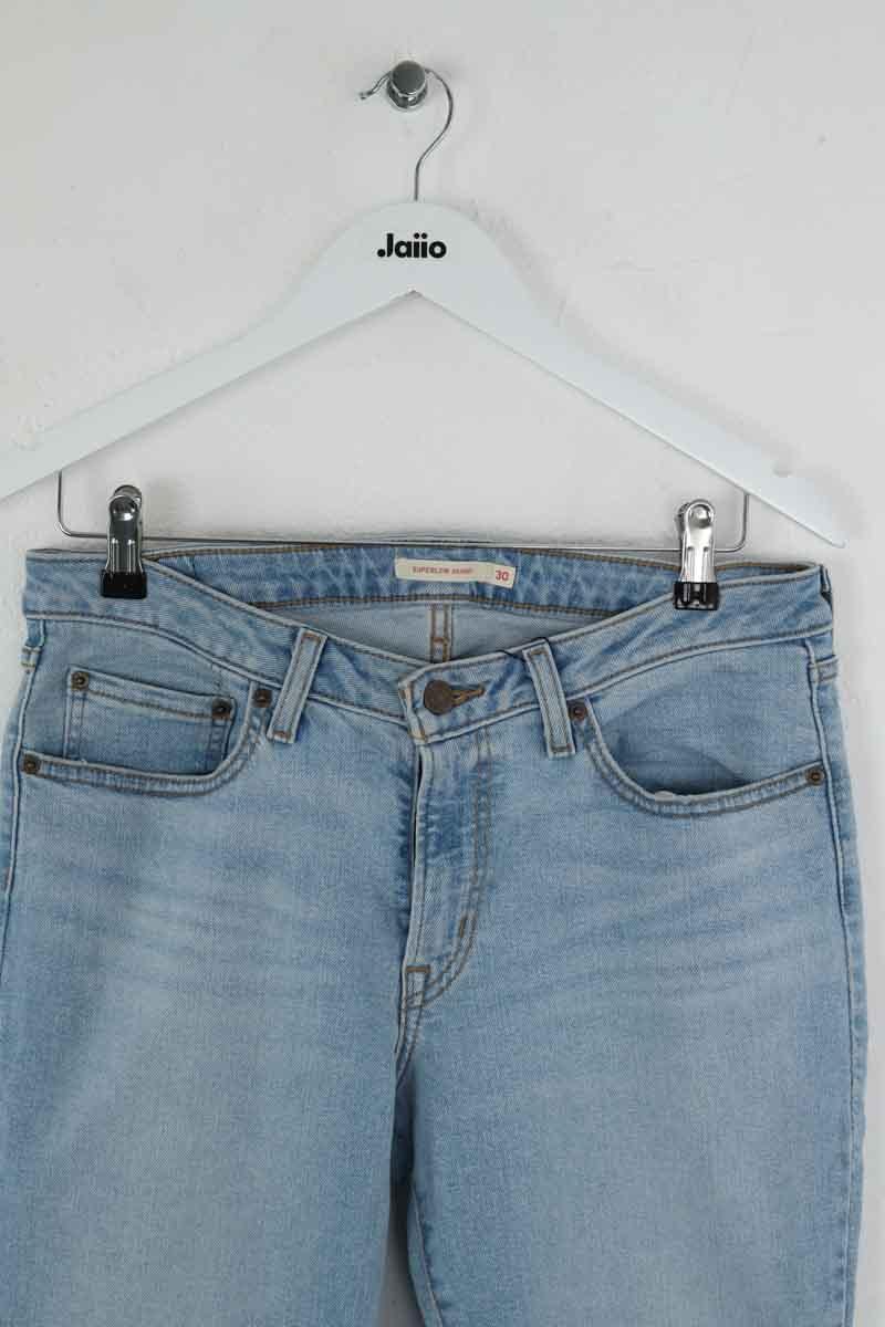 Cotton straight jeans LEVI'S - Seconde main Blue