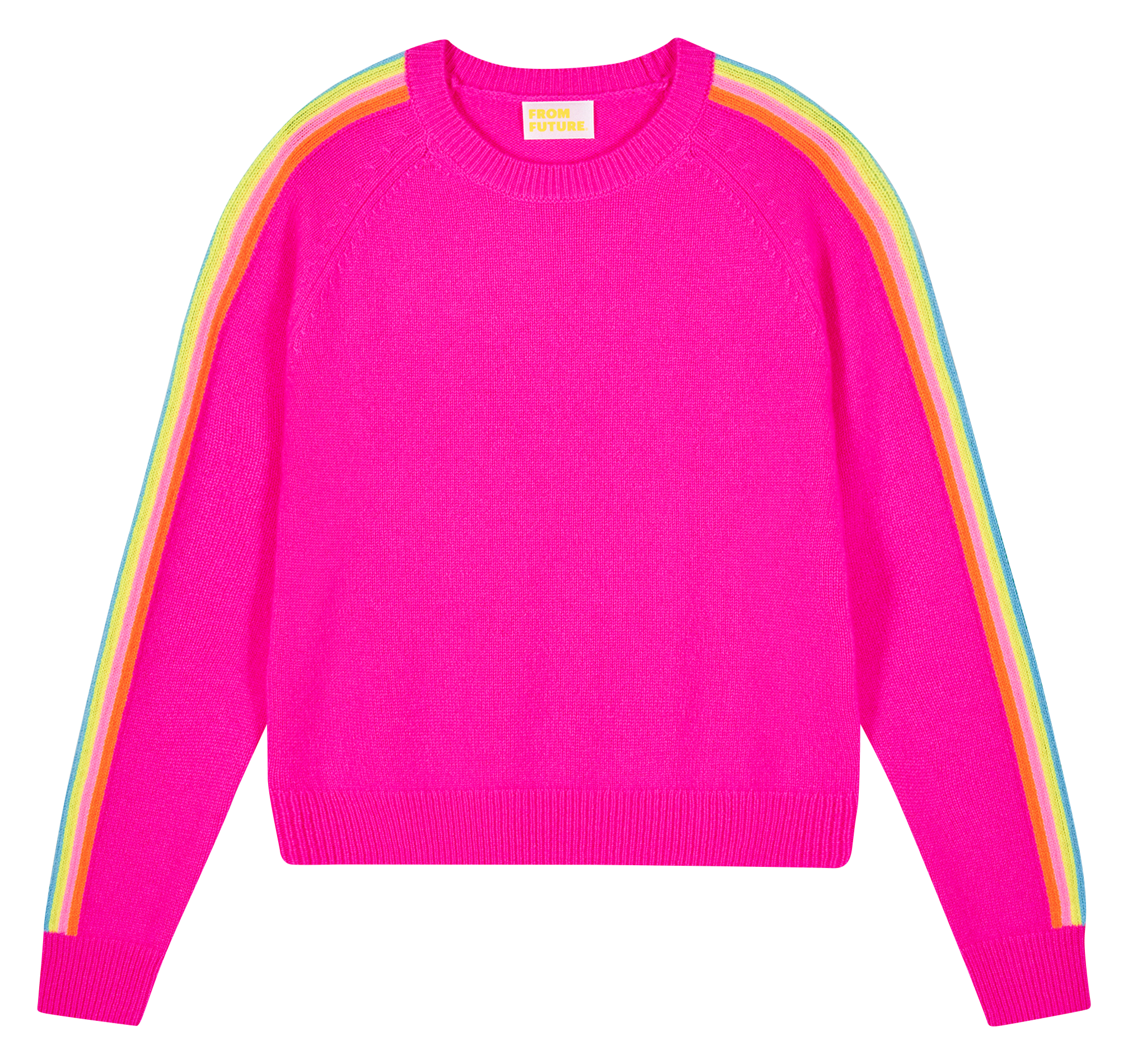 Oversized round neck cashmere sweater FROM FUTURE Pink