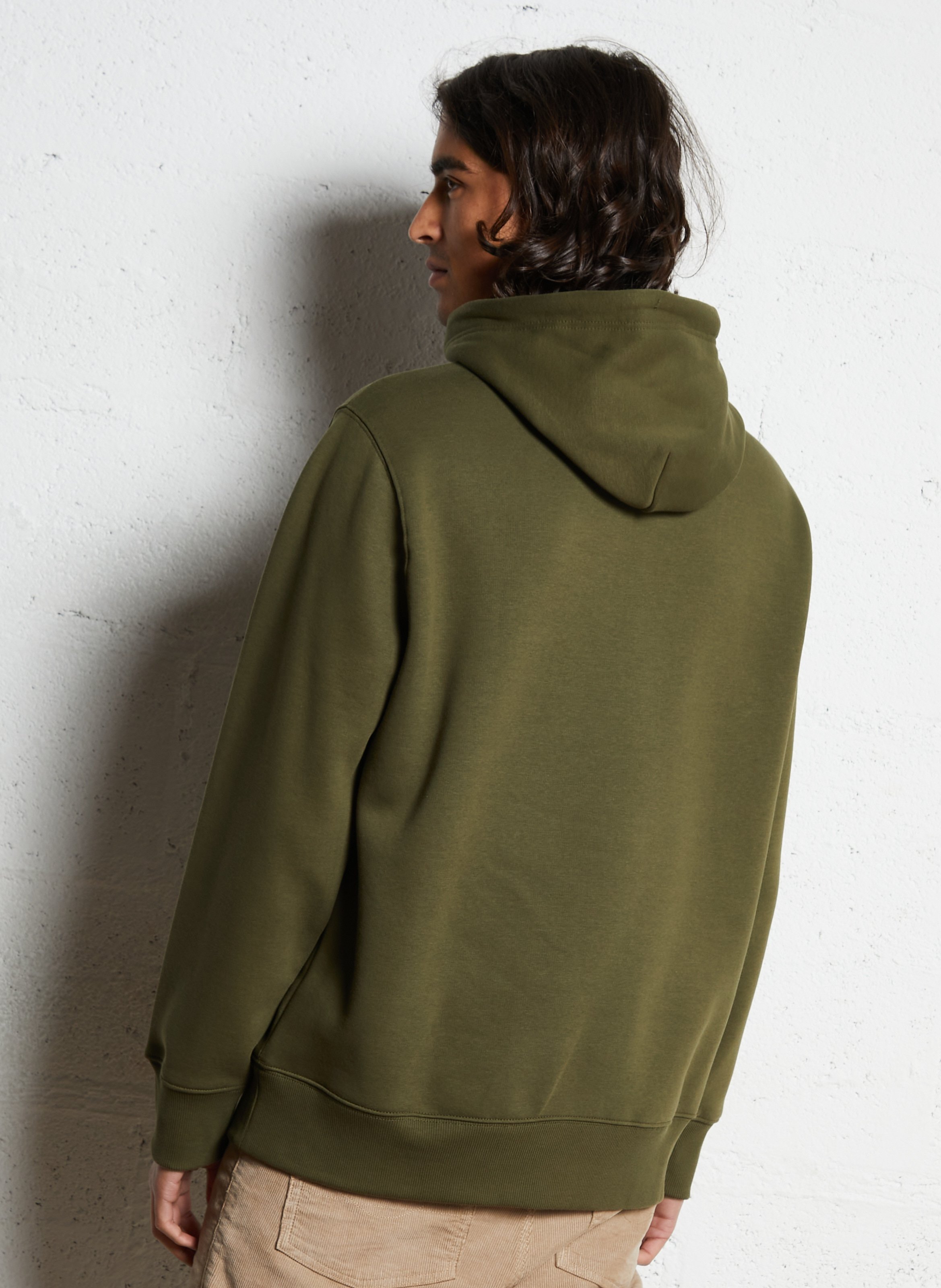 Sweat à capuche regular-fit en coton mélangé GANT Vert