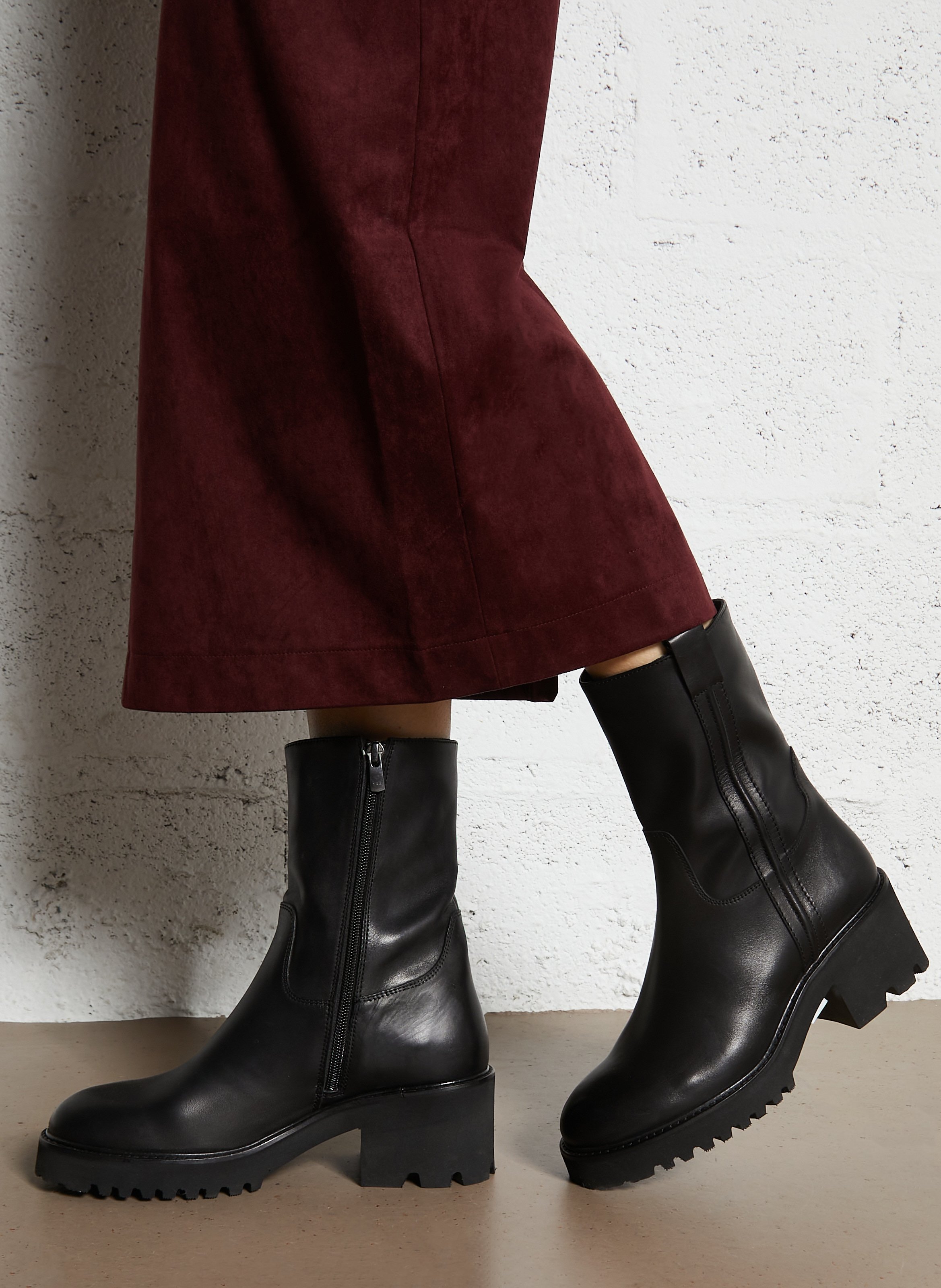 Bottines en cuir MELLOW YELLOW Noir