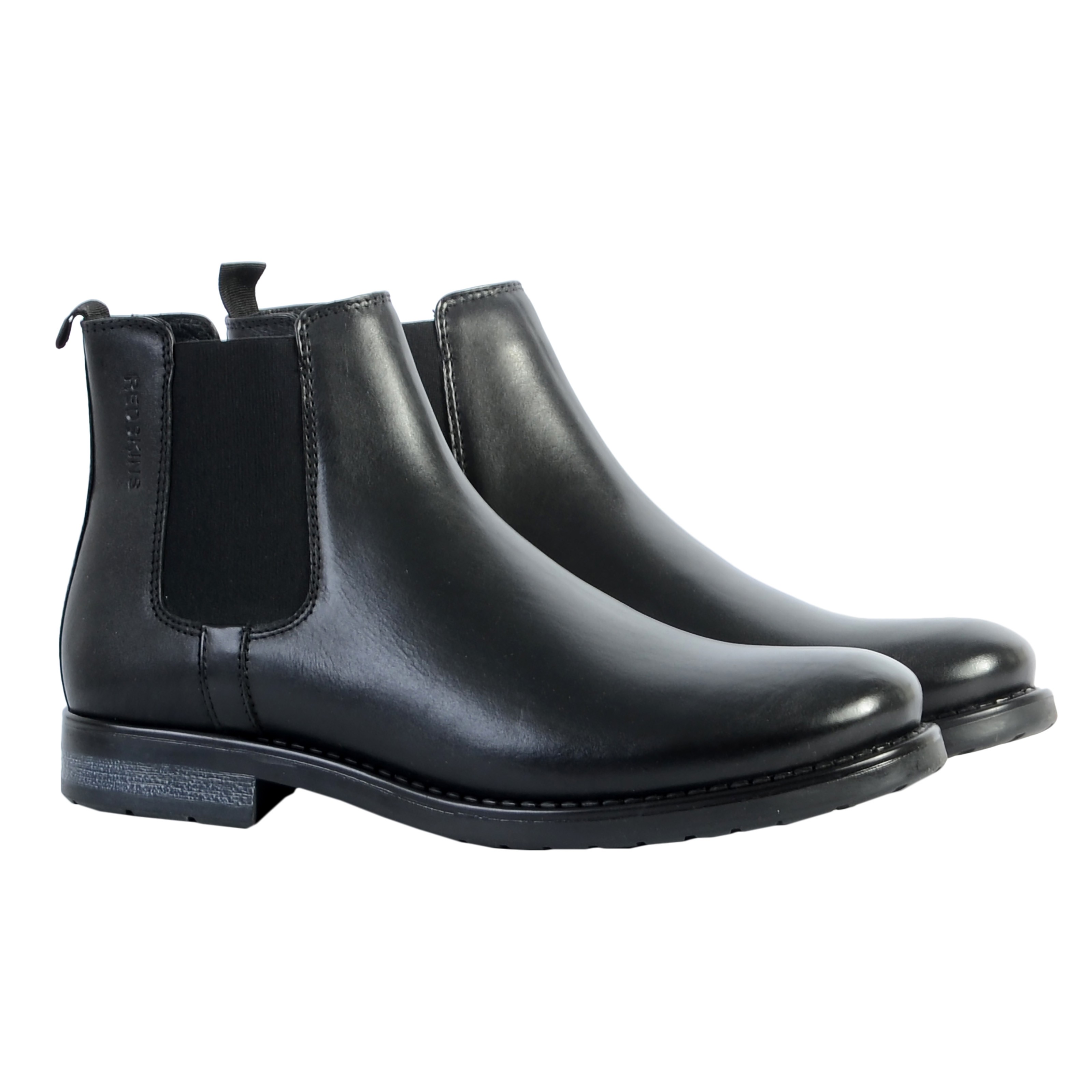 Nathan leather ankle boots REDSKINS Black