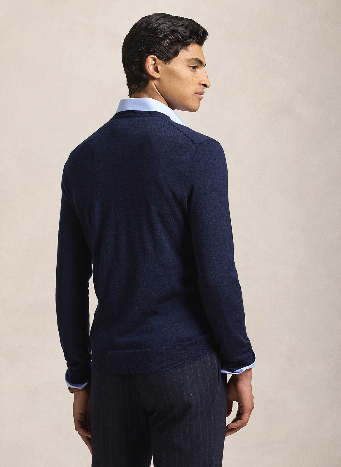 Blossom V-neck wool sweater POLO RALPH LAUREN Blue