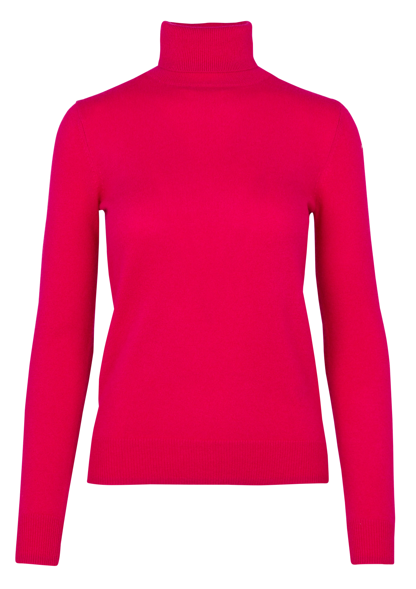 Sous-pull droit col roulé en cachemire FROM FUTURE Rose