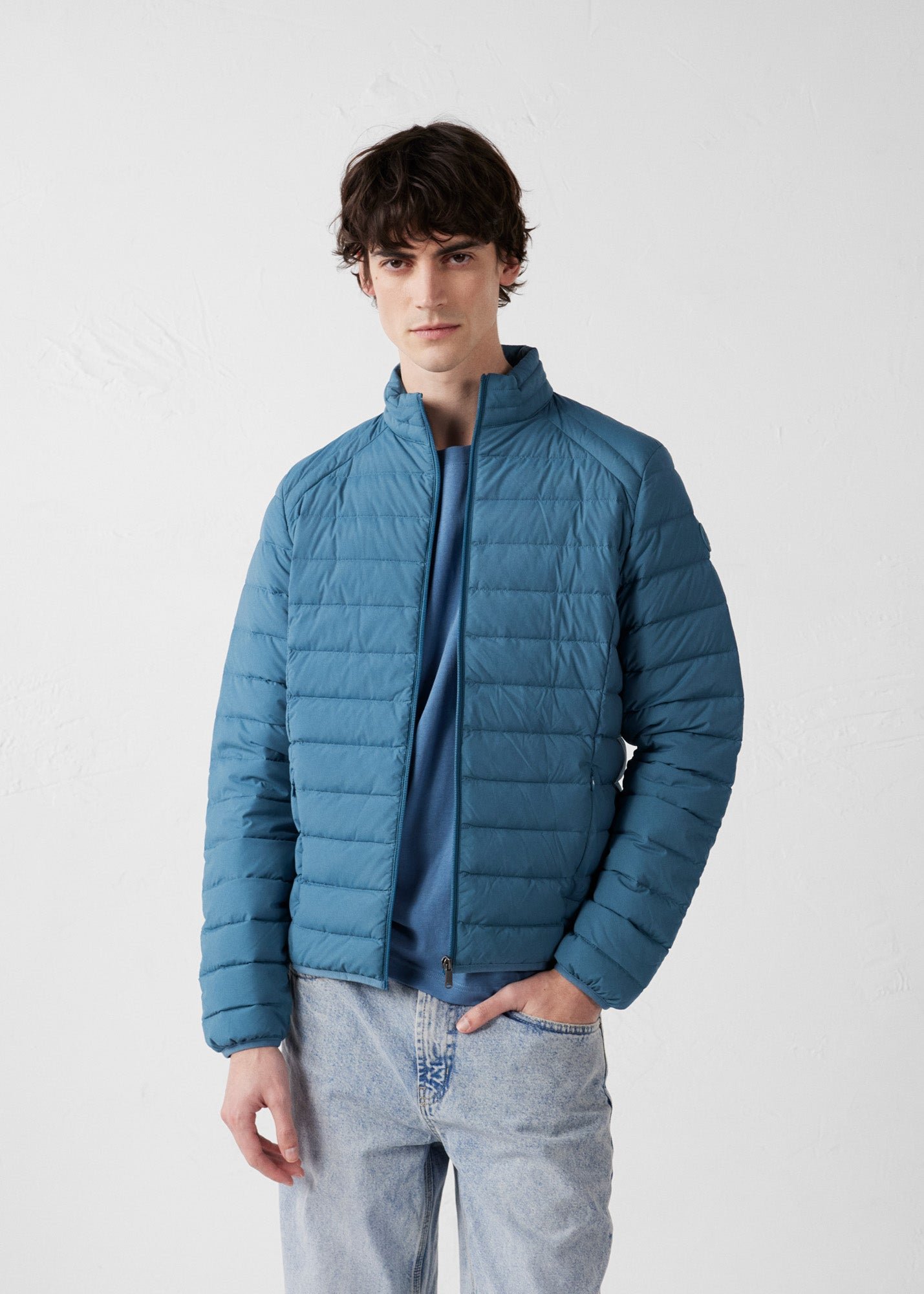 Stretch light down jacket Aragon JOTT Blue