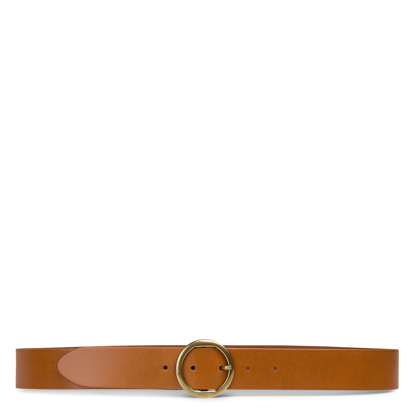 Glattleder-Gürtel mit Schnalle MAISON 123
