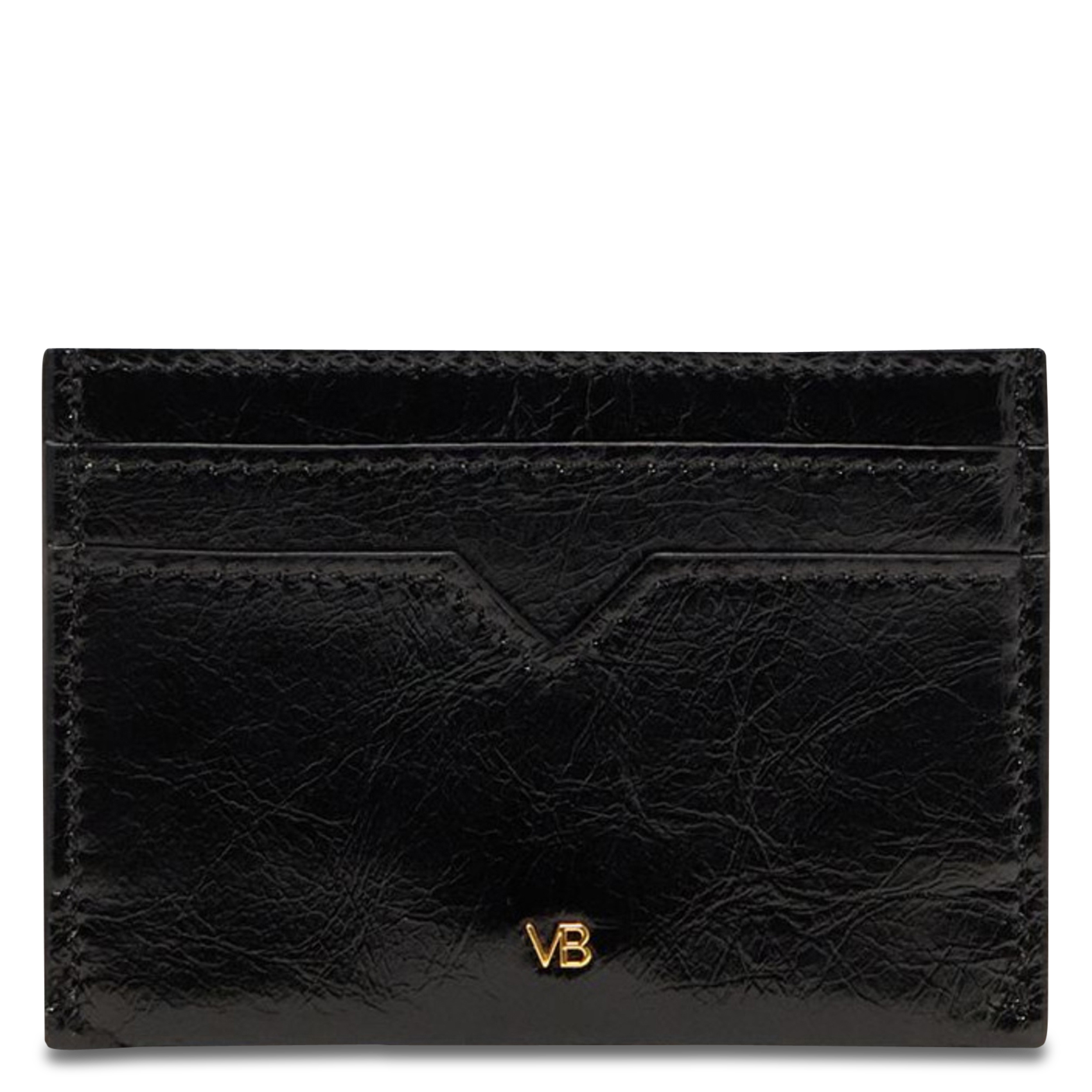 Smooth calfskin leather card holder VANESSA BRUNO