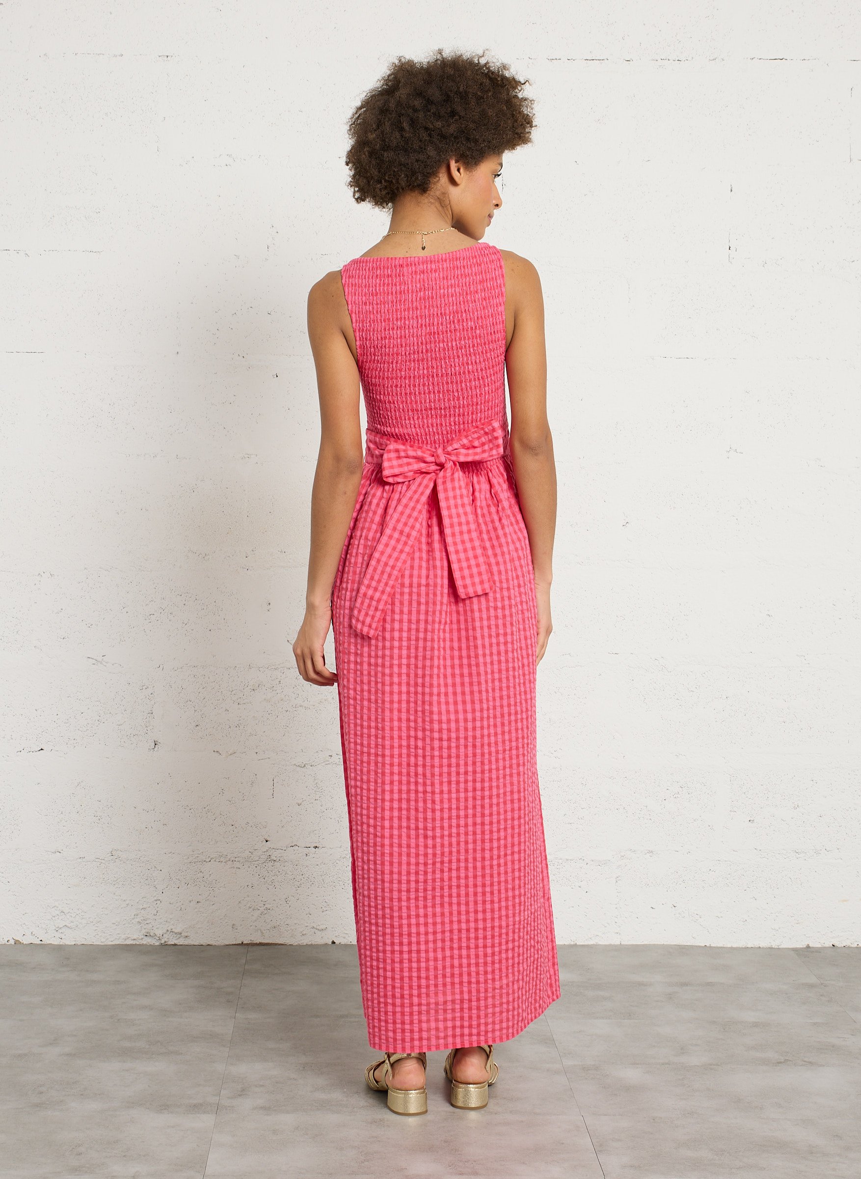 Robe longue en coton SUNDRESS Multicolore