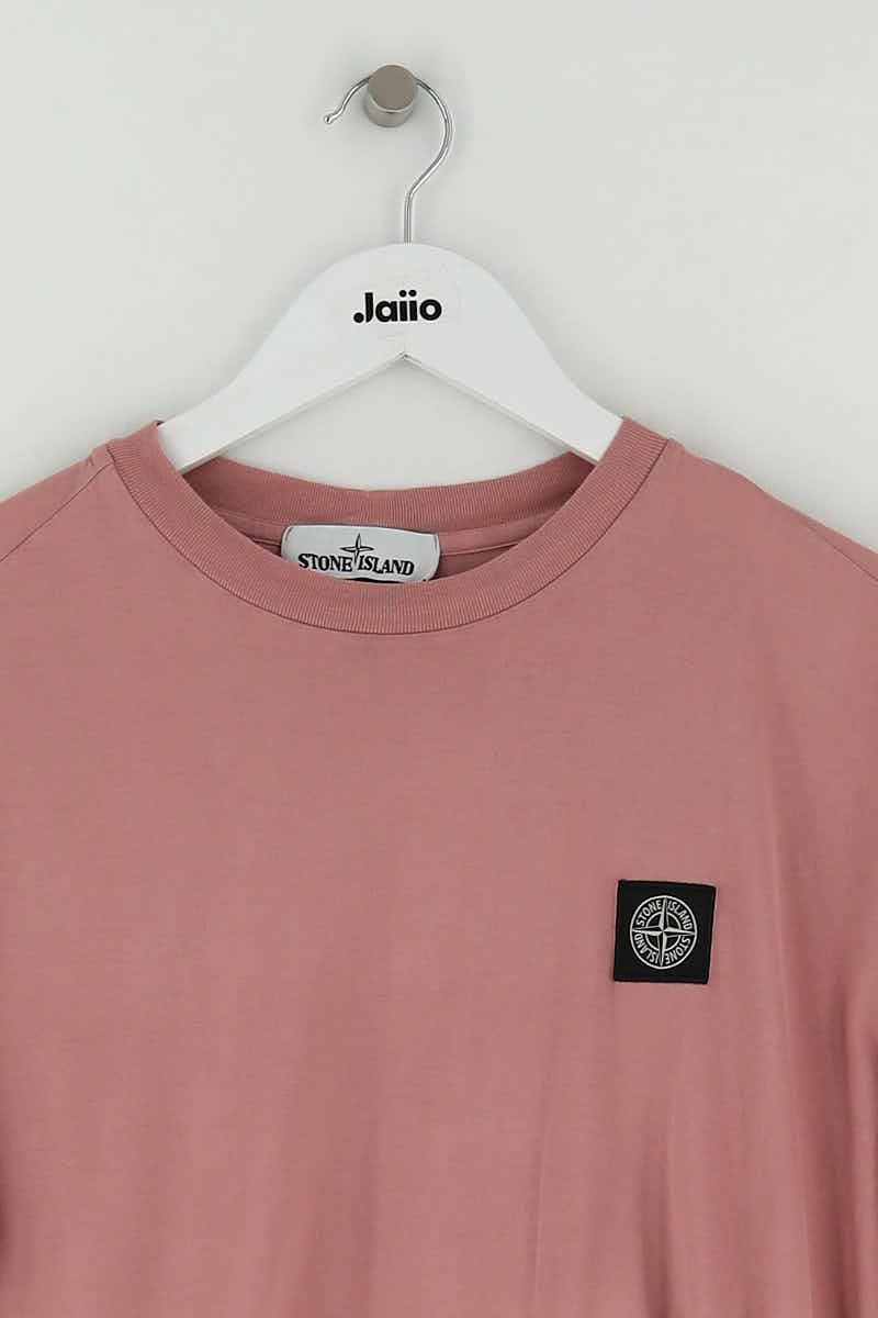 T-shirt STONE ISLAND SECONDE MAIN Pink