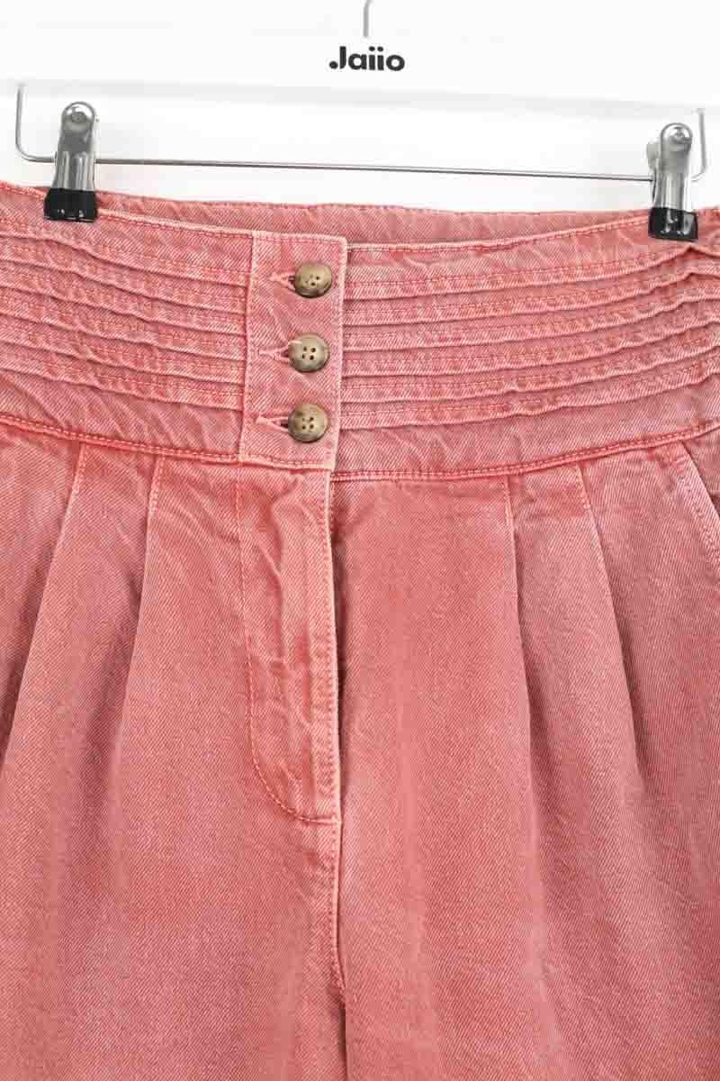 - Straight-leg jeans
- 5 pockets
- Straight cut
- Faded effect SEZANE - Seconde main Pink