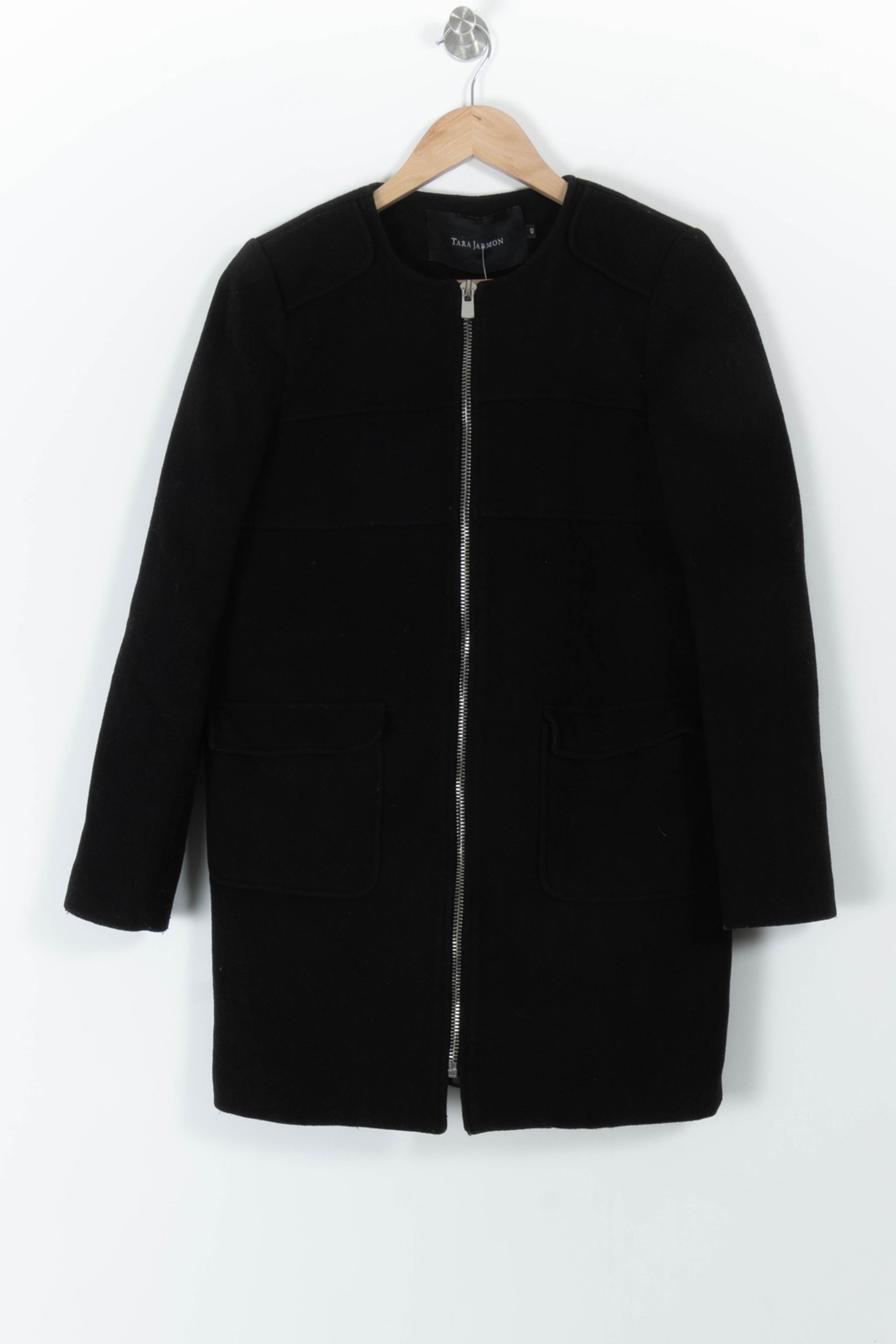 Long coat TARA JARMON - Seconde Main Black