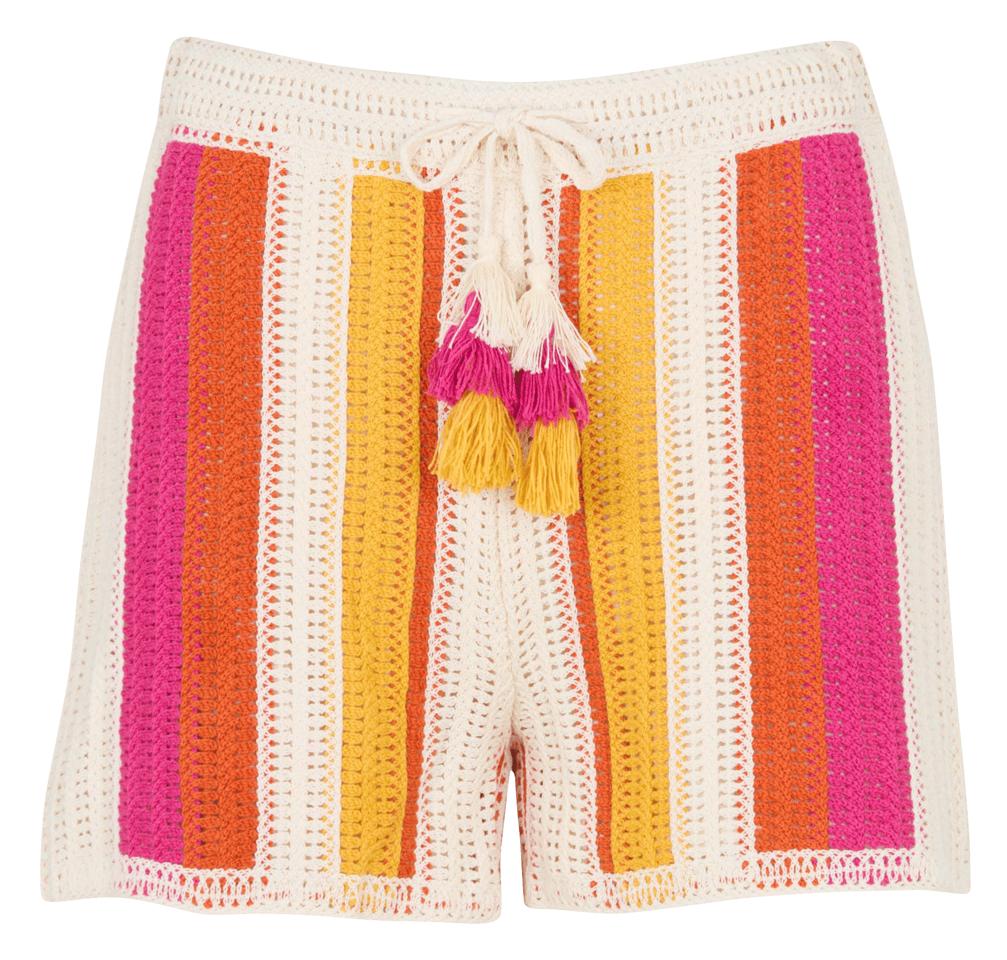 Short crochet en coton mélangé LA PETITE ETOILE Multicolore