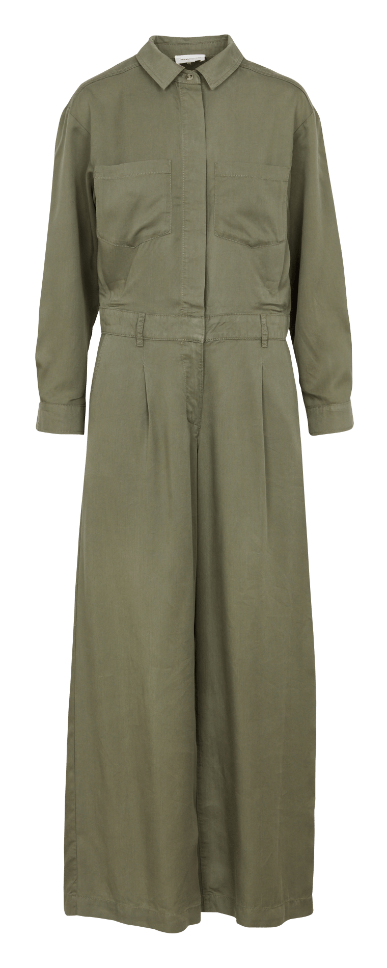 Jumpsuit met klassieke kraag MAISON 123 Groen