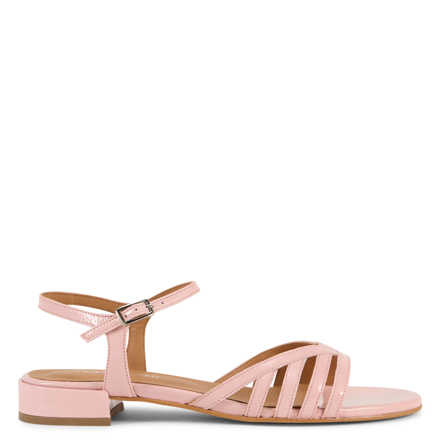 Aouda flat leather sandals MELLOW YELLOW