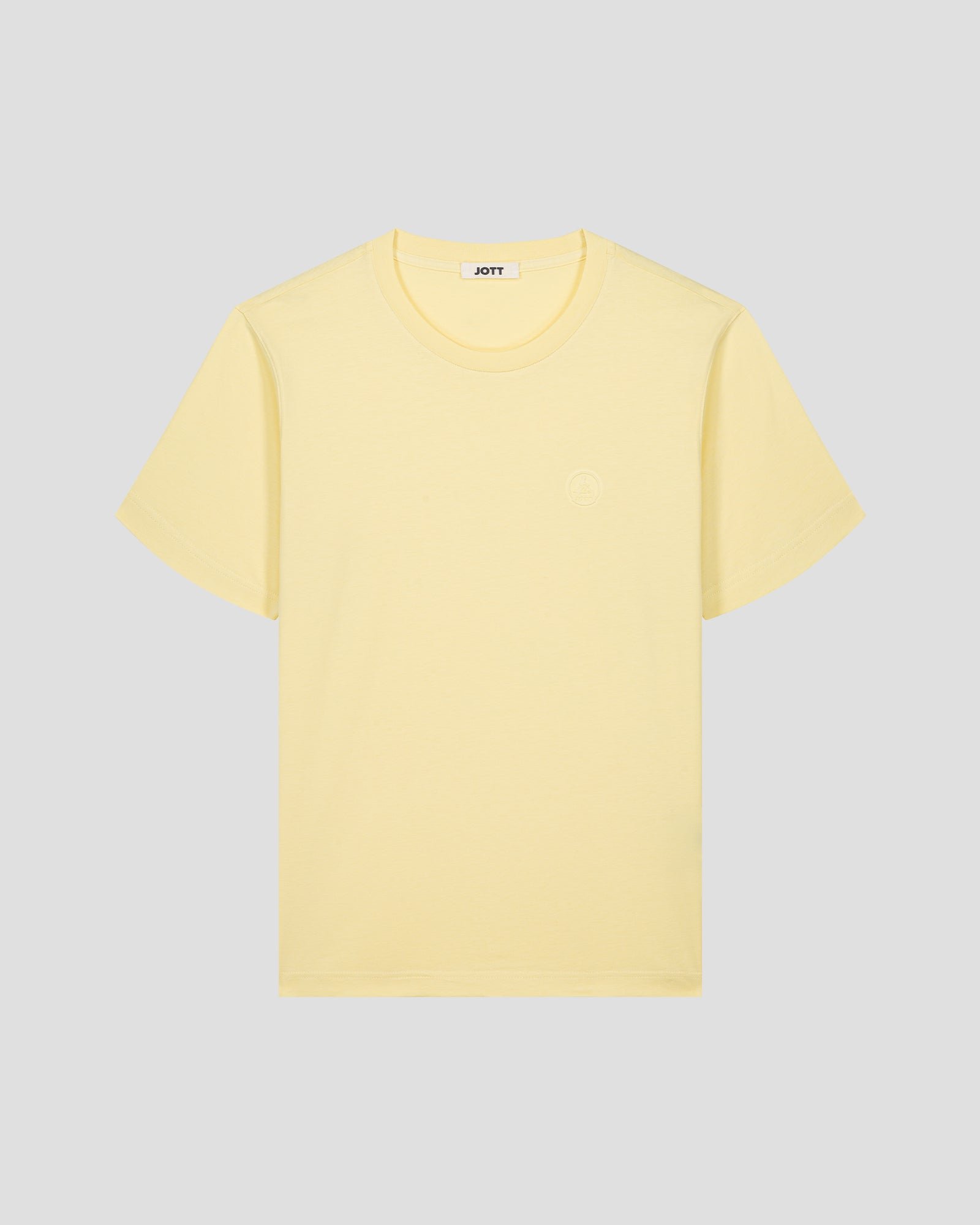 T-shirt à col rond homme en coton pedro JOTT Jaune