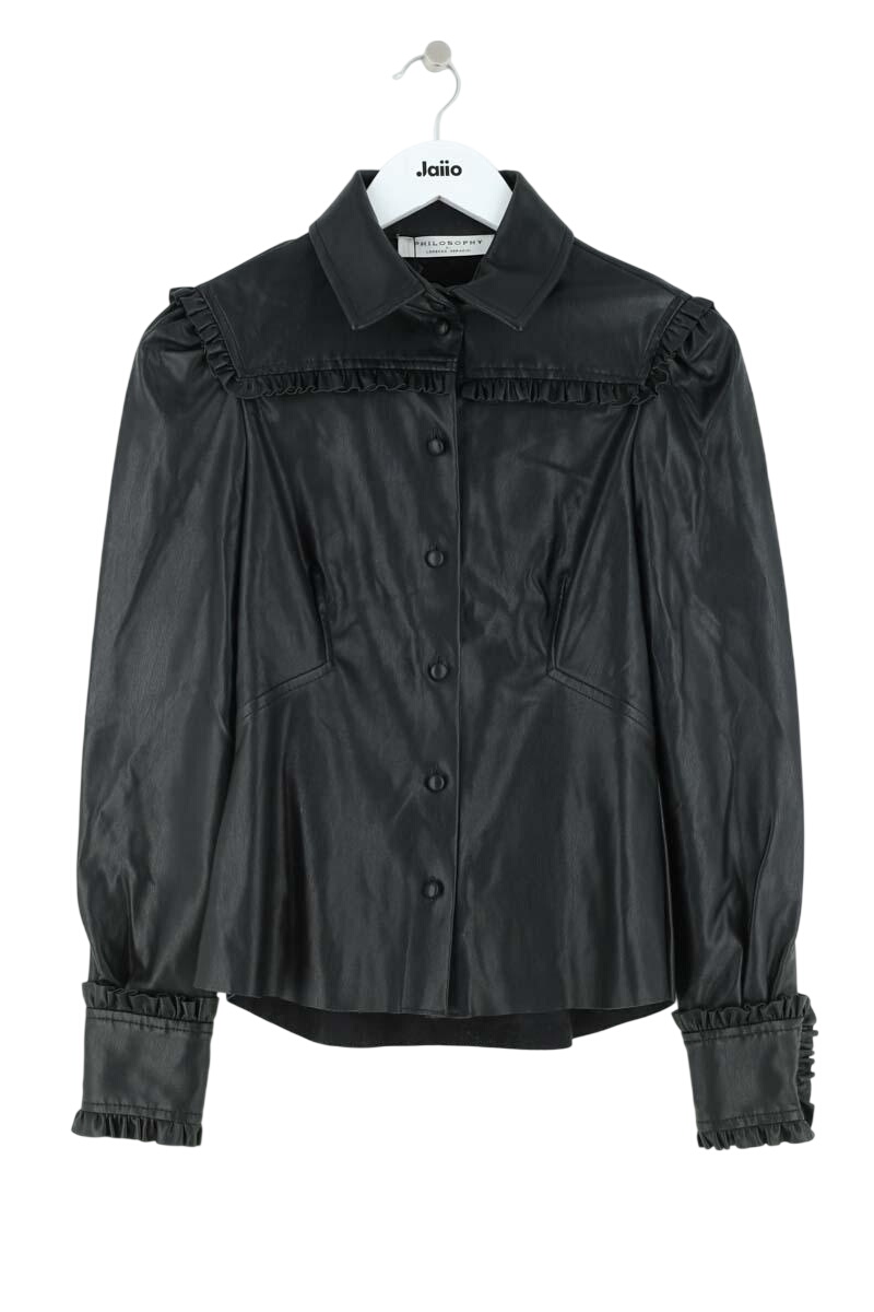 Chemise PHILOSOPHY DI LORENZO SERAFINI - SECONDE MAIN Noir
