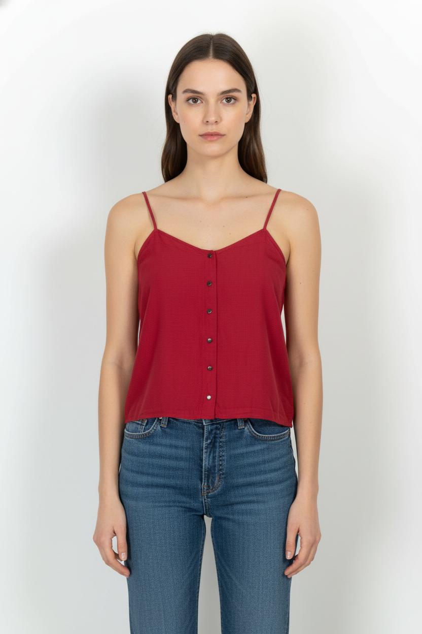 Top & tank top COMPTOIR DES COTONNIERS - Seconde main Red