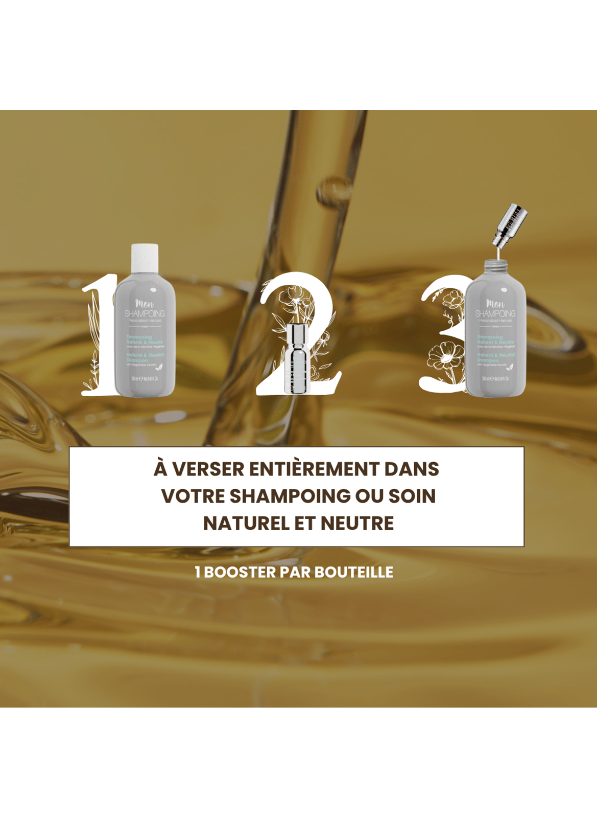 Colored Hair Booster with Essential and Vegetable Oils MON SHAMPOING No color
