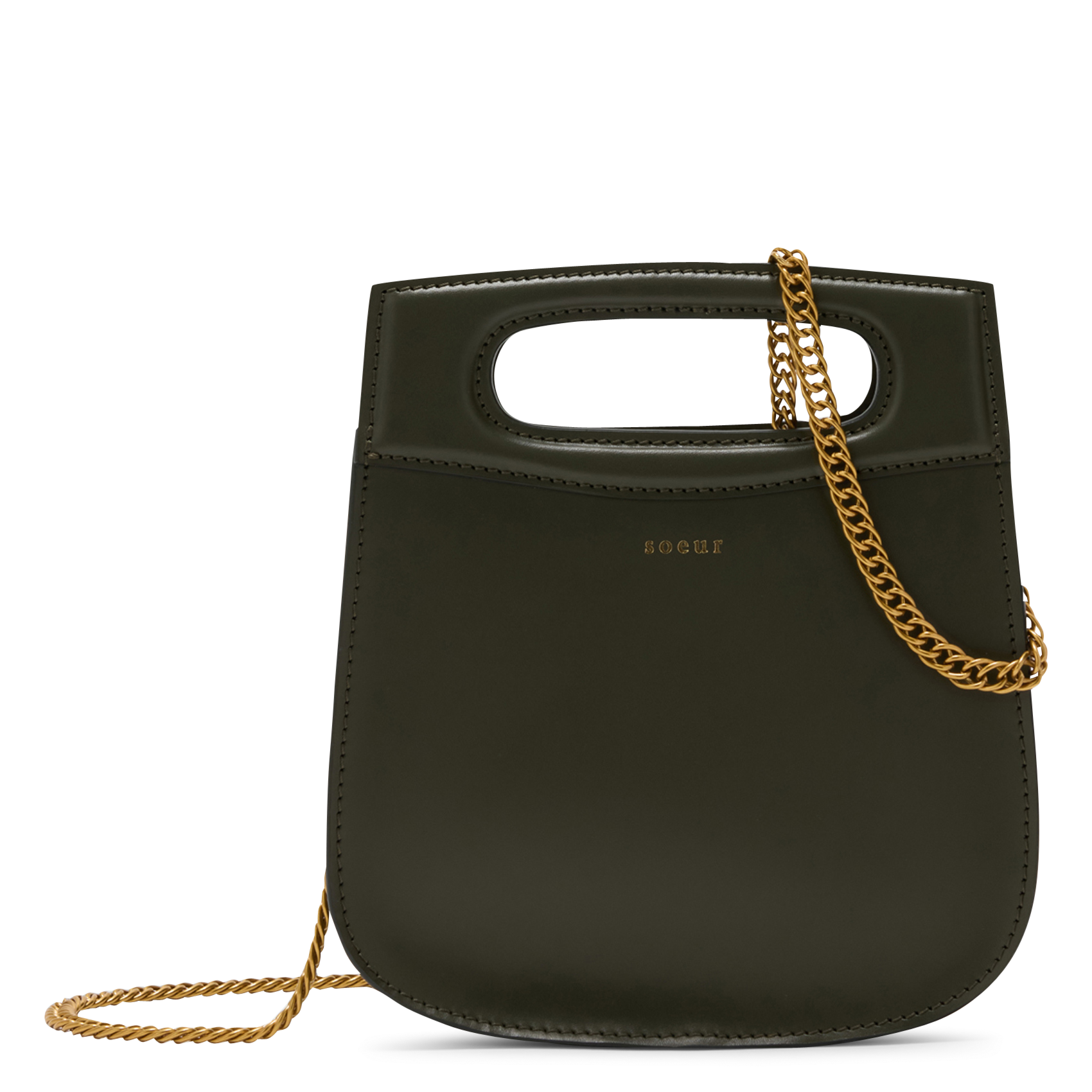 Leather shoulder bag SOEUR