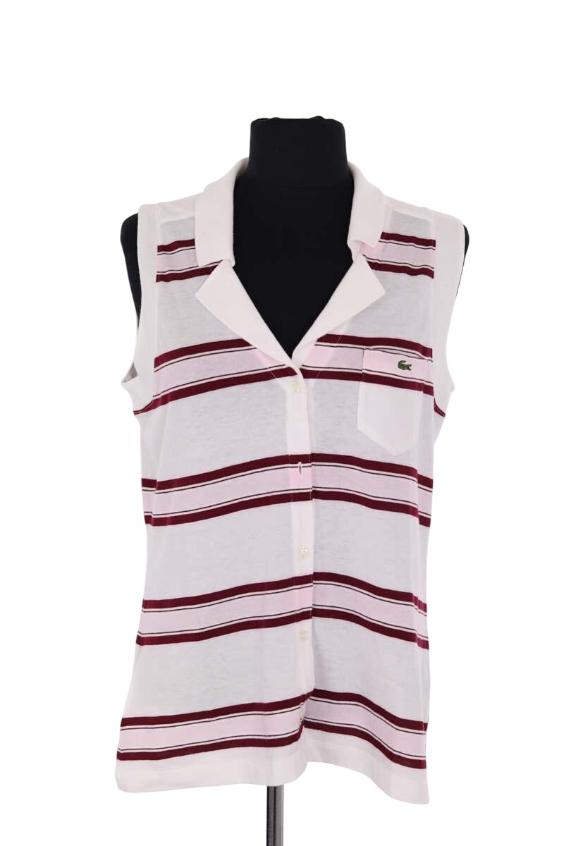 Azawood sleeveless top LACOSTE - SECONDE MAIN White