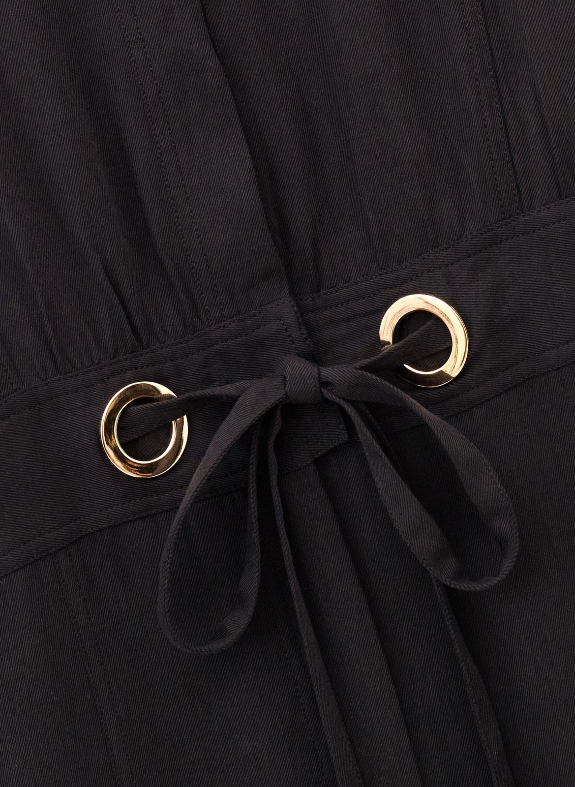 Taillierte Jumpsuit mit V-Ausschnitt und geradem Bein BA&SH Schwarz