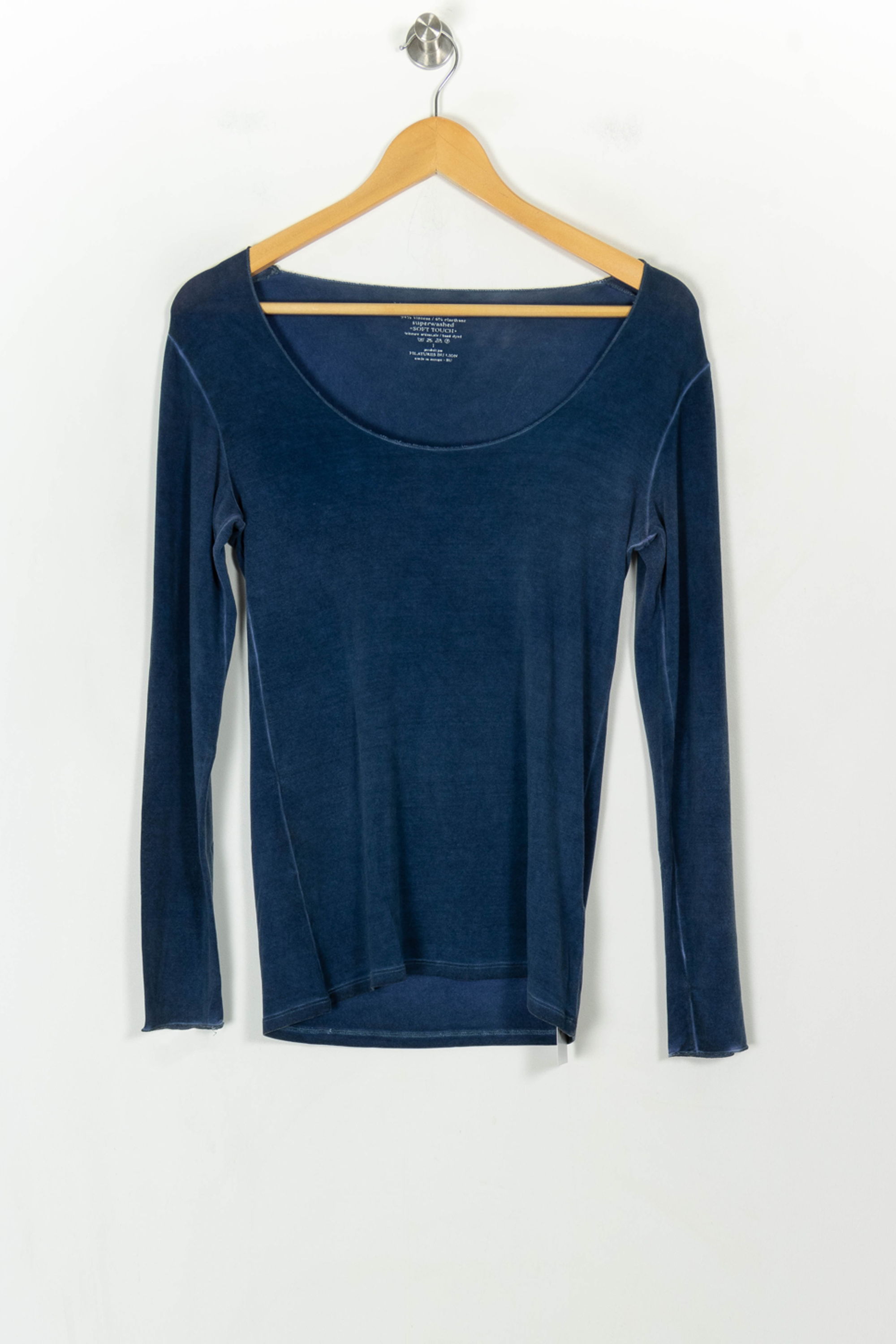 Top & tank top MAJESTIC FILATURES - SECONDE MAIN Blue