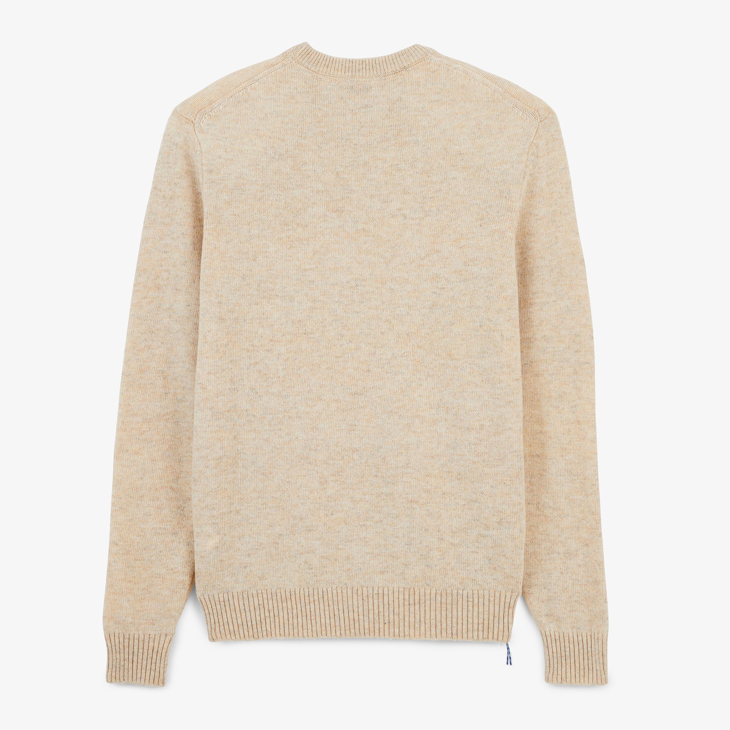 Off-white crew-neck MADANI wool sweater SBPLAY SERGE BLANCO White
