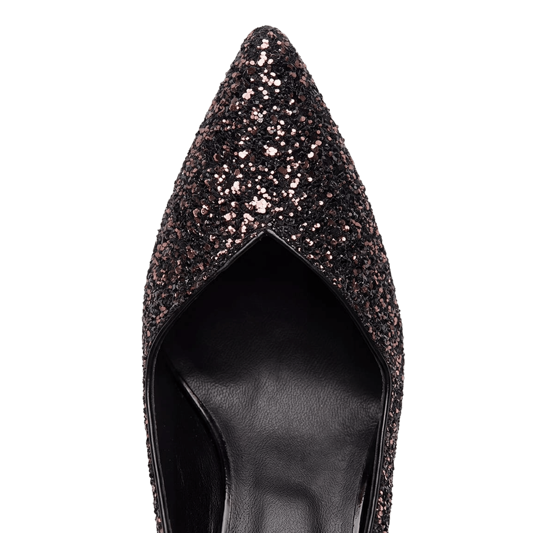 Glitter slingback pumps JONAK Brown