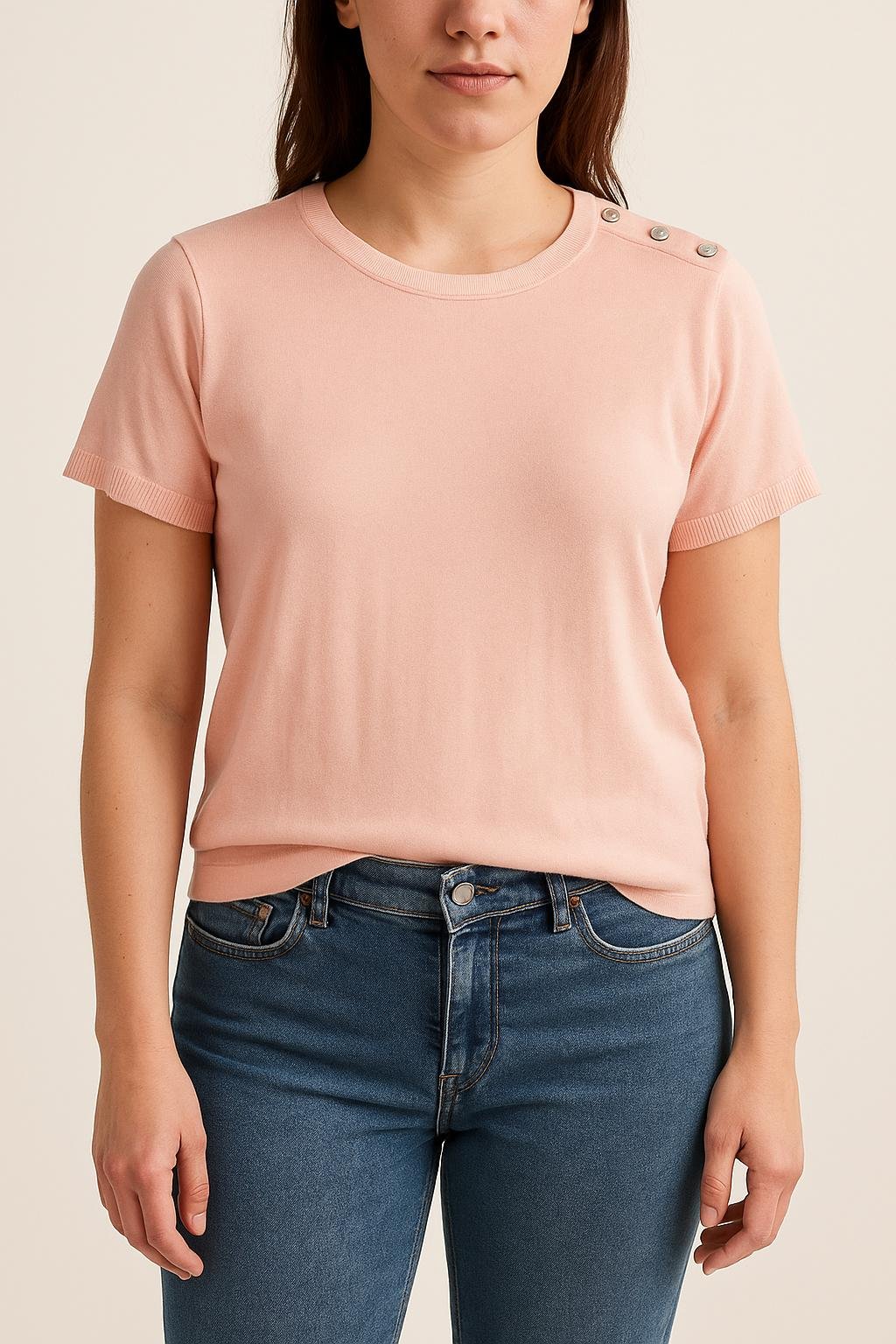 Sweater TARA JARMON - Seconde Main Pink