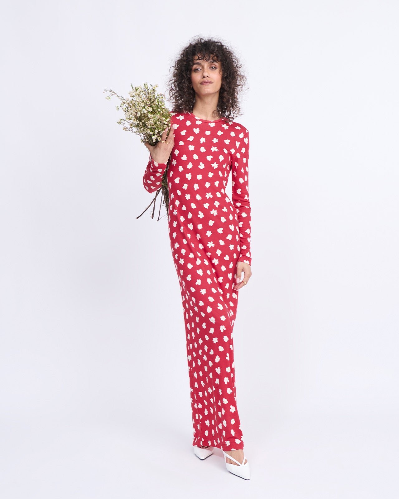 Floral-print lyocell dress EMOI EMOI Red