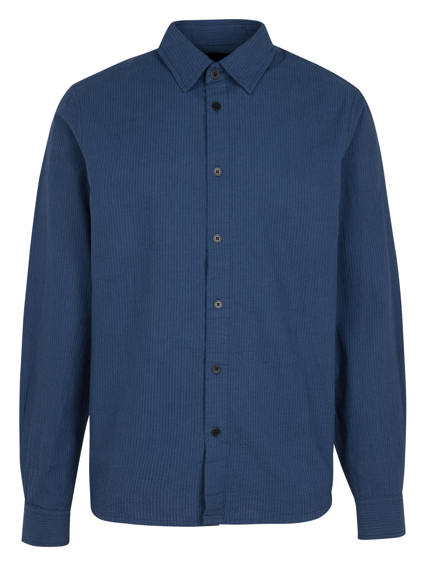 100% cotton checked shirt THINKING MU Blue