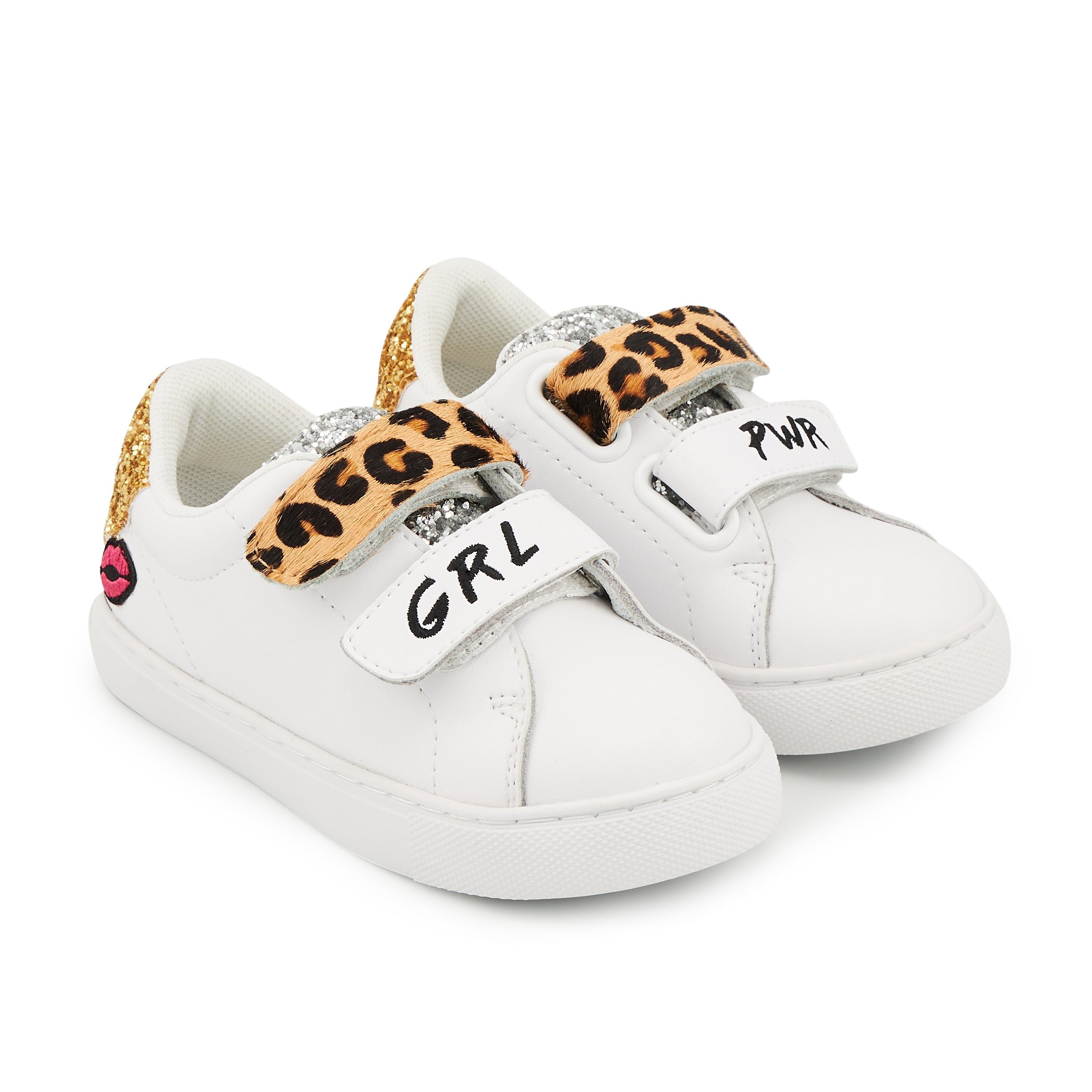 Leather sneakers BONS BAISERS PARIS White