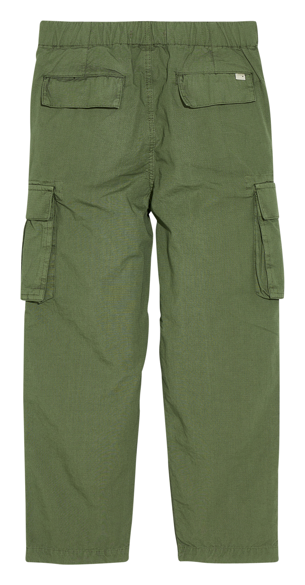Cargo pants with cotton cutouts BELLEROSE Green