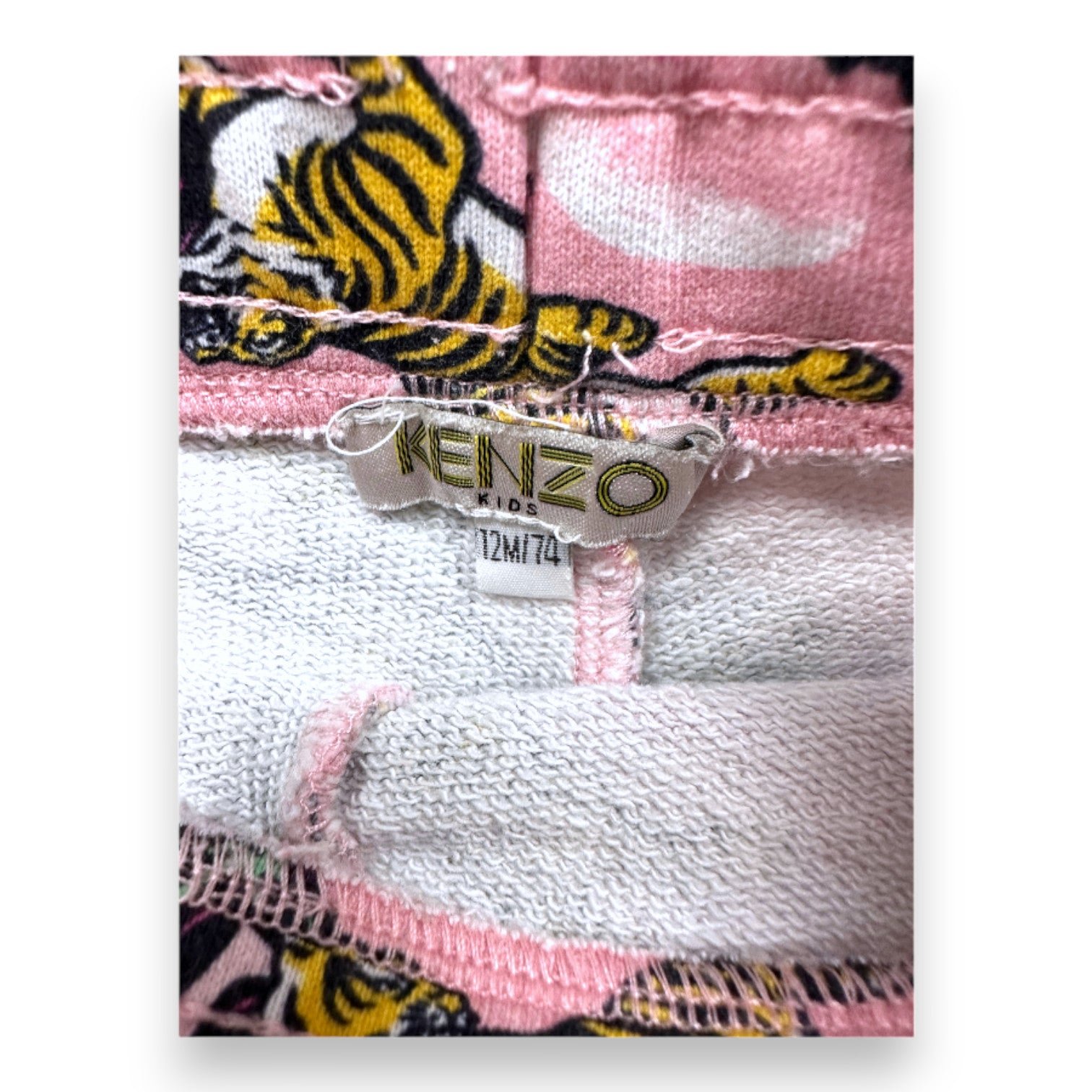 Pink baby pants - 12 months KENZO - SECONDE MAIN Pink
