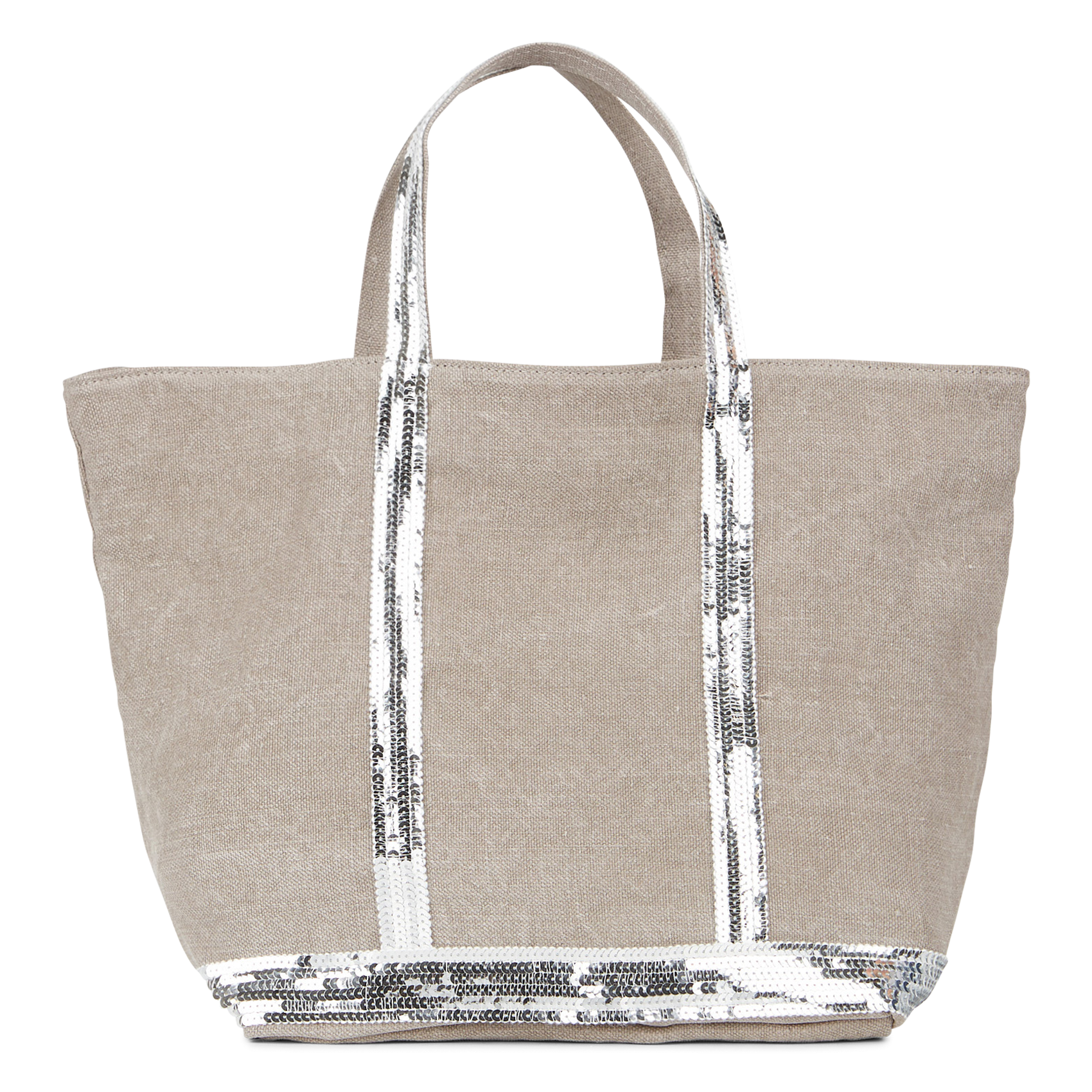Leinen-Shopper mit Paillettenstickerei VANESSA BRUNO