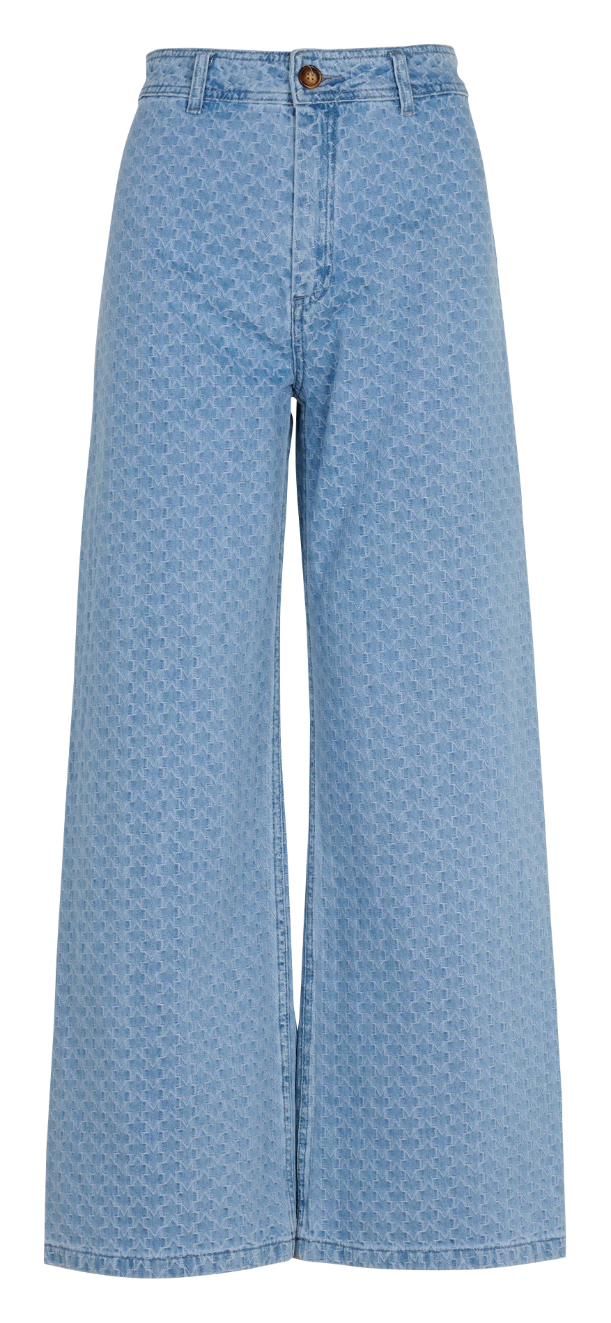 Gerade geschnittene Jeans aus Baumwoll-Mix Stone-bleached Jeans