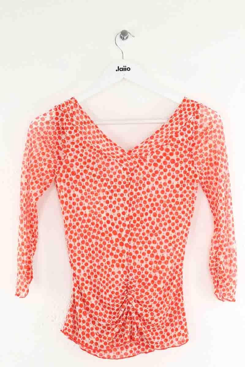 Silk blouse DIANE VON FURSTENBERG - Seconde Main Orange