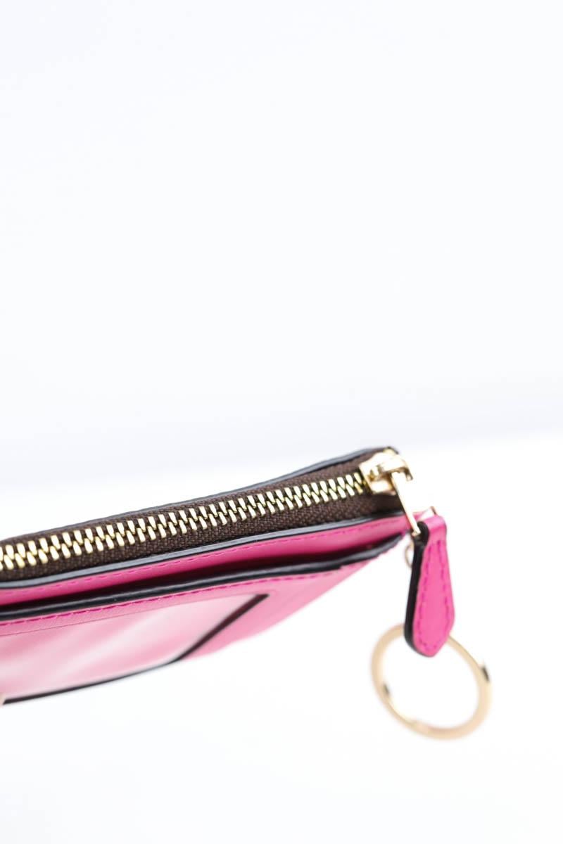 Leather card holder COACH - Seconde Main Brown