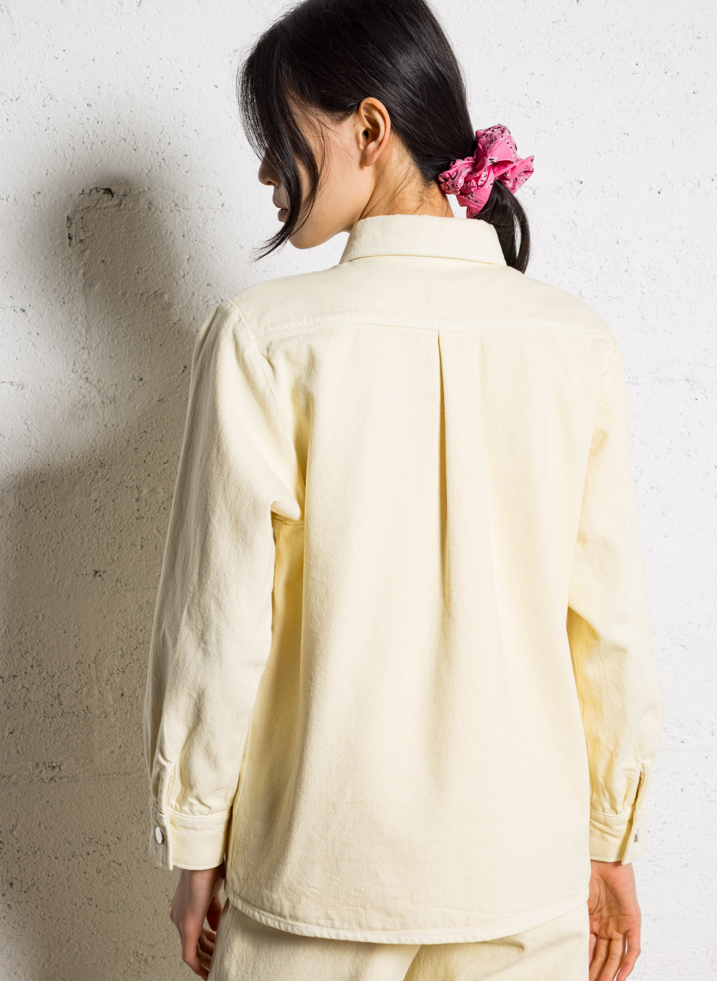 Colonel plain shirt ELISE CHALMIN Yellow