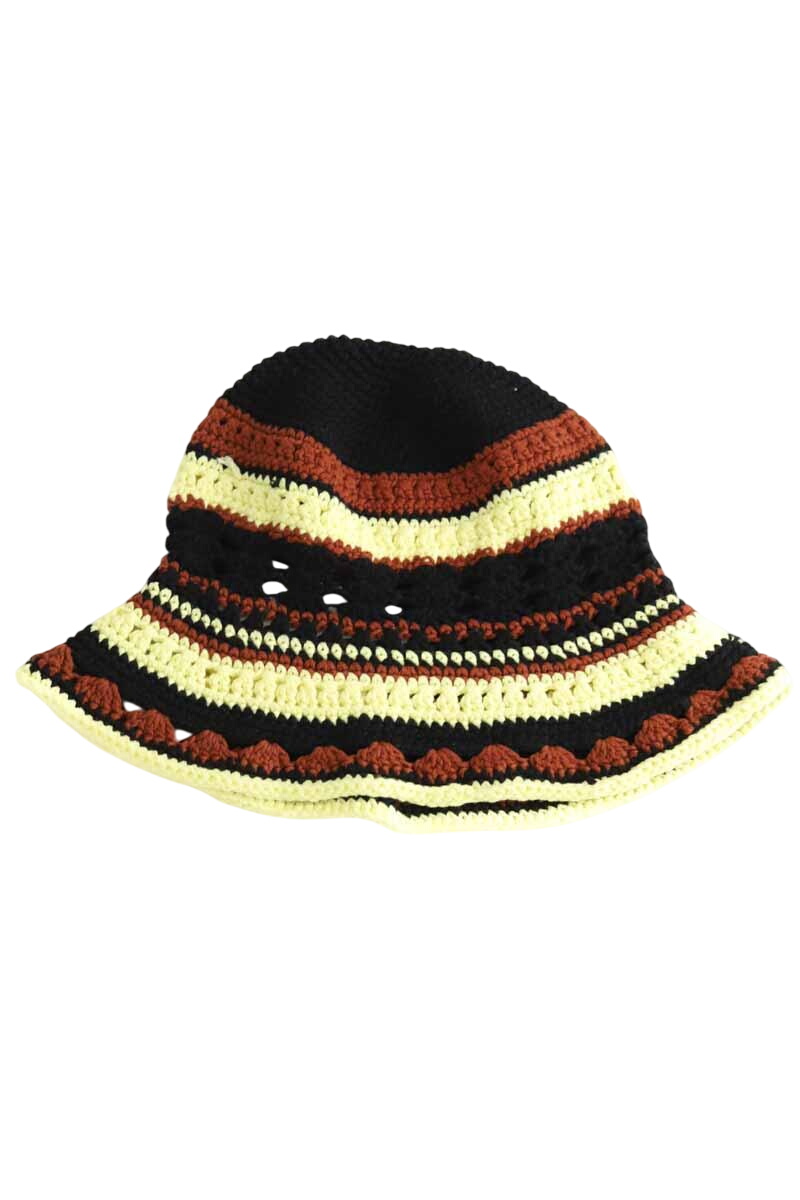 Cotton hat GANNI - Seconde Main Multicolored