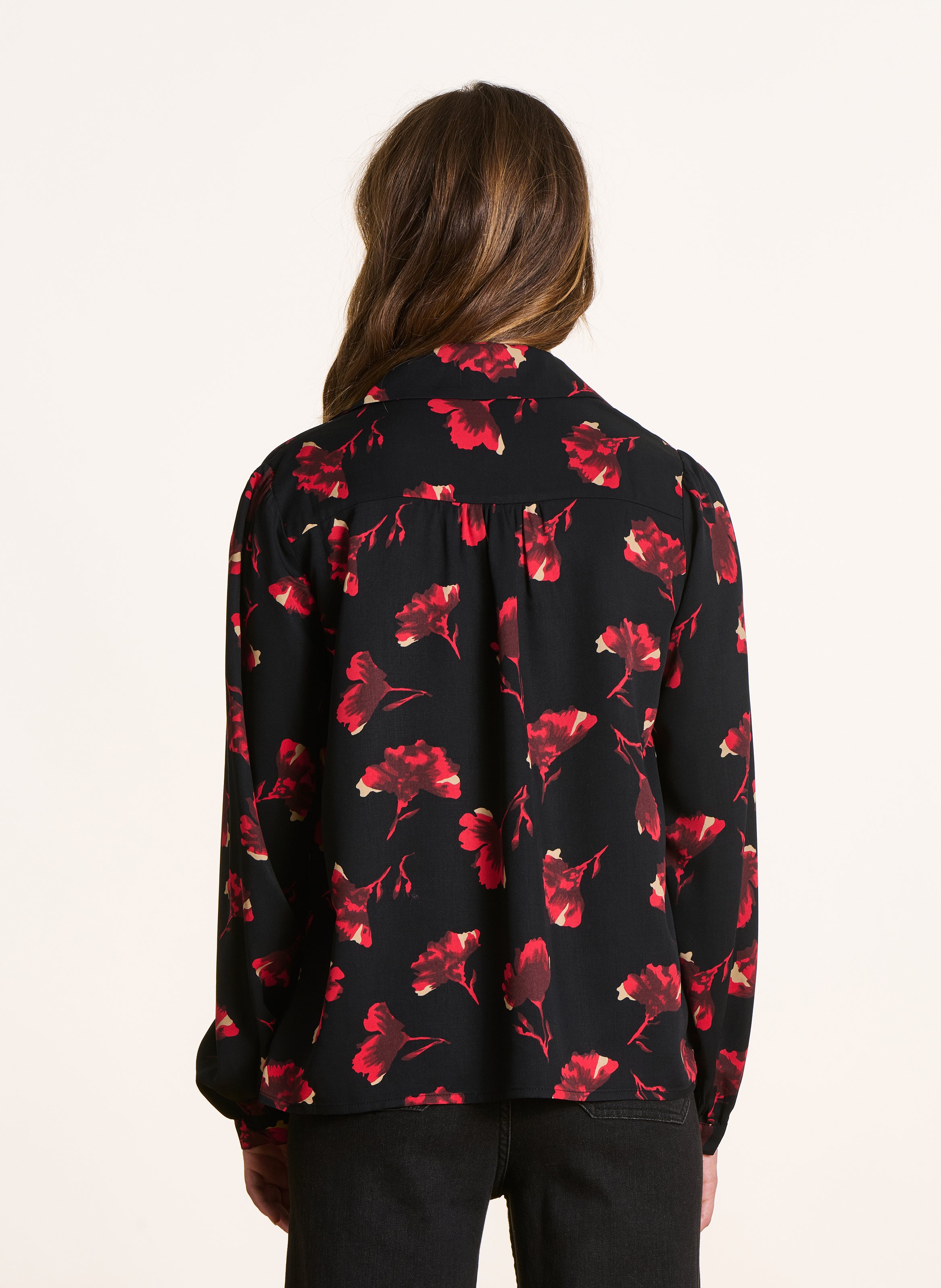 Chemise col classique à imprimé floral LA FEE MARABOUTEE Multicolore